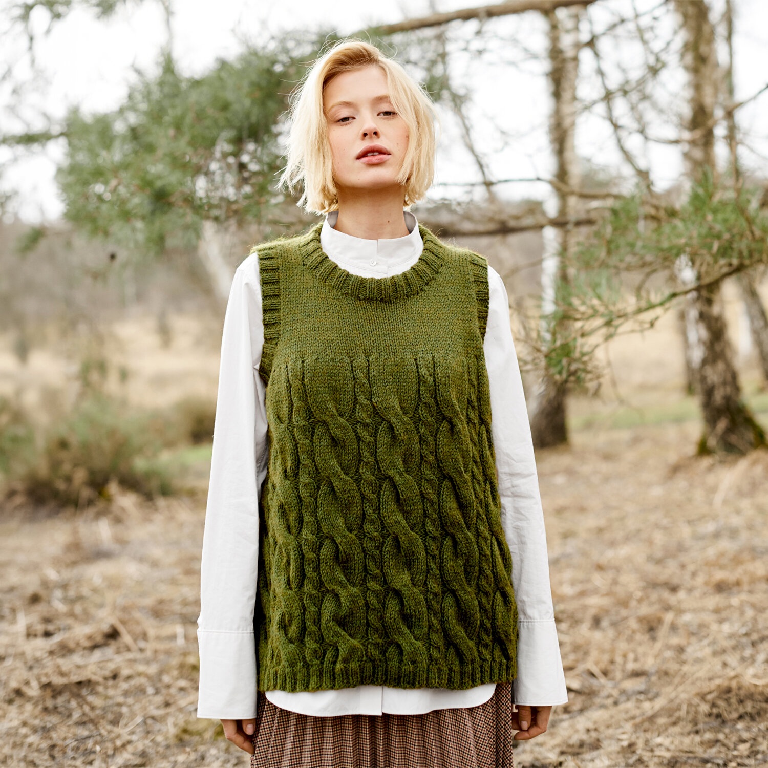 Strickanleitung Pullunder aus Soft Alpaca von idee. Creativmarkt 