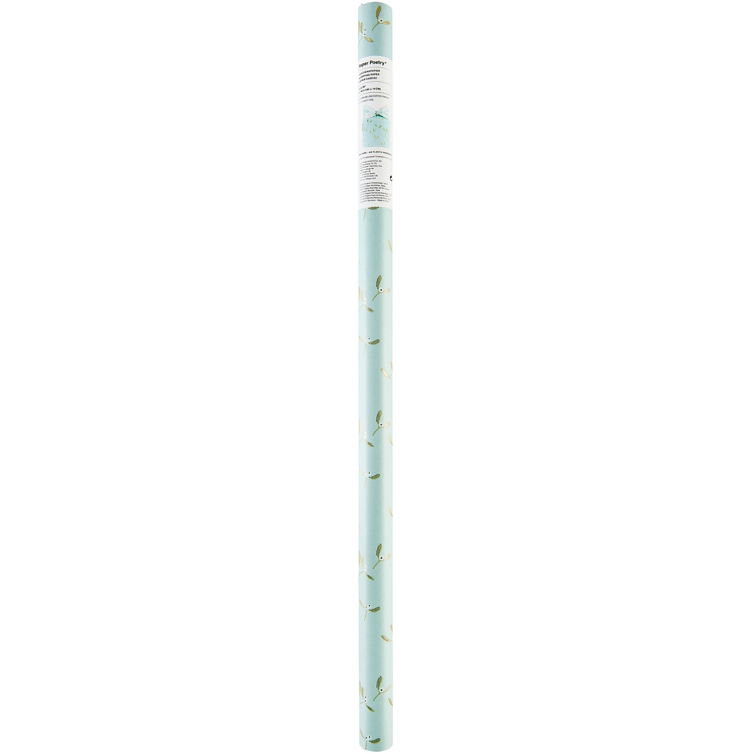 Paper Poetry Geschenkpapier Mistelzweige 0,7x2m Farbe Salbei von Rico Design