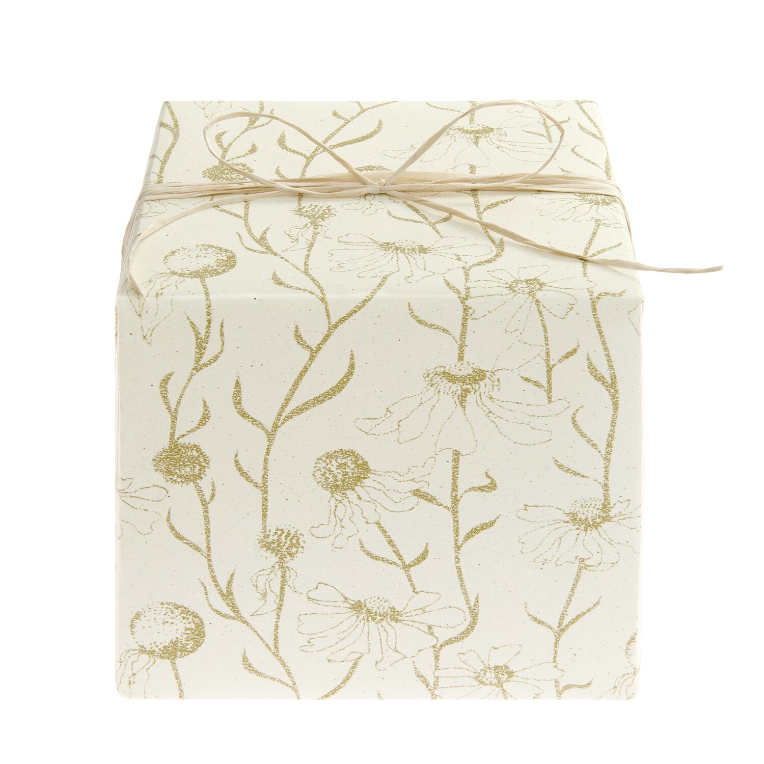 Paper Poetry Geschenkpapier Blumen Elfenbein 0,7x2m von Rico Design