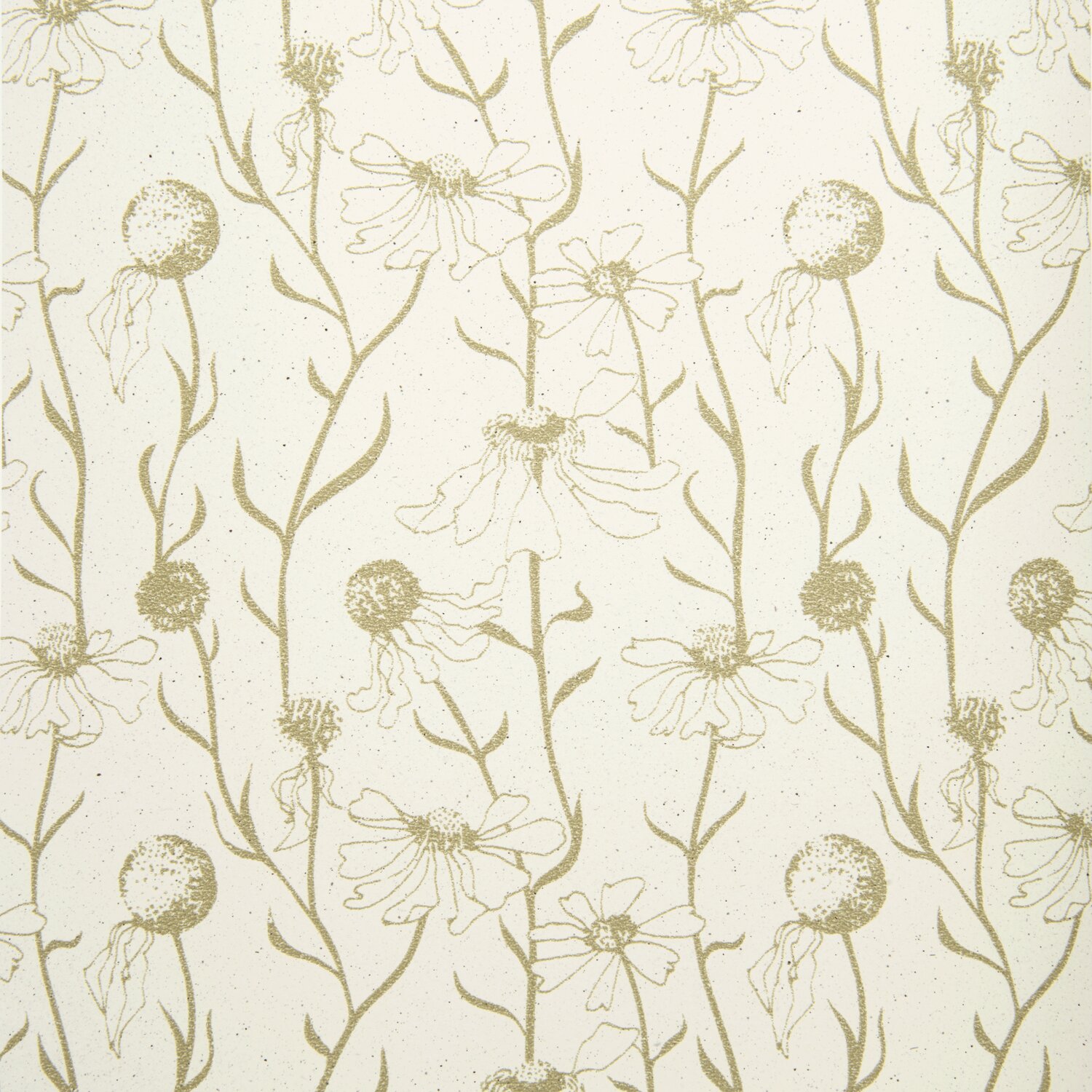 Paper Poetry Geschenkpapier Blumen Elfenbein 0,7x2m von Rico Design