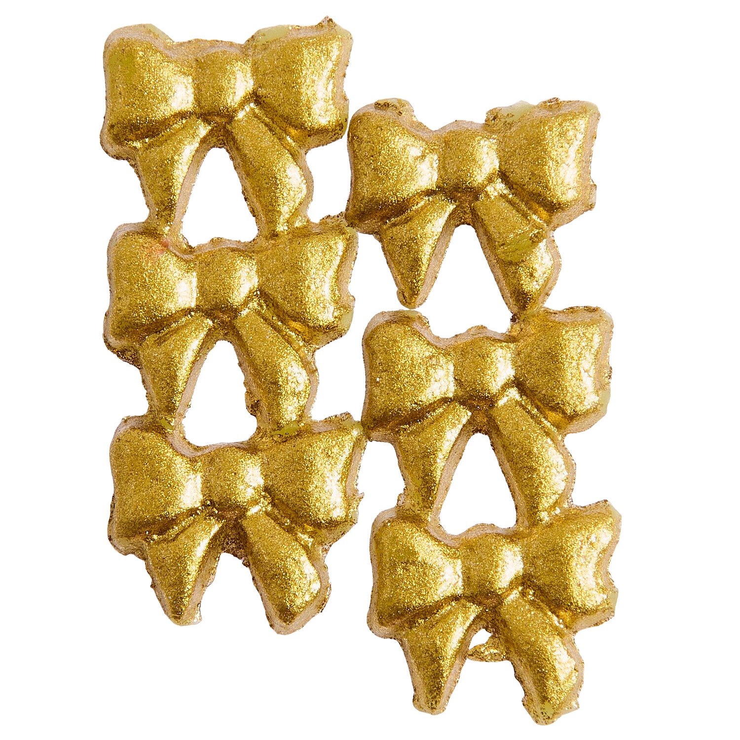 Wachsdekor Schleife klein Farbe Gold von Rico Design