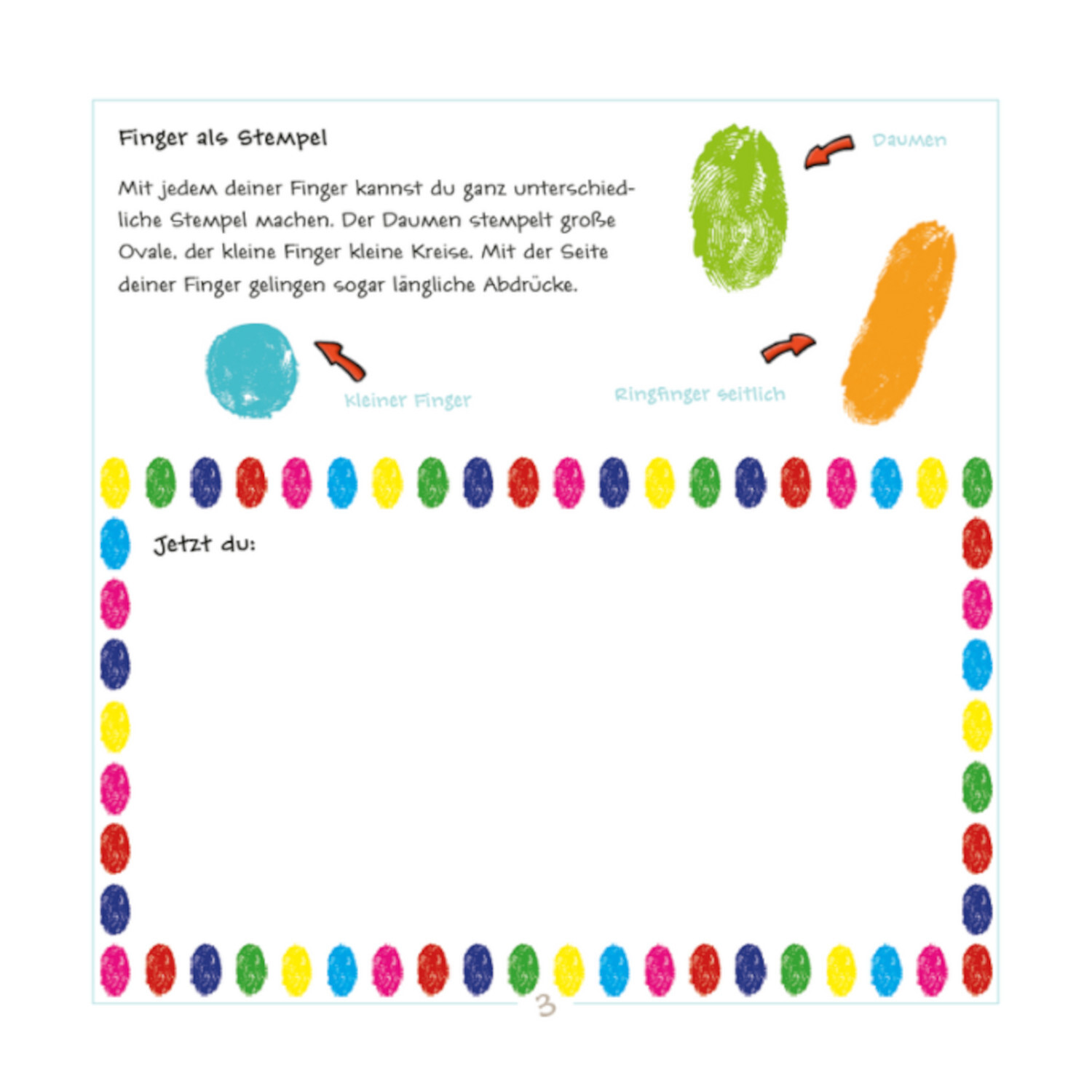 Fingerstempeln Bastelblock Ostern von frechverlag