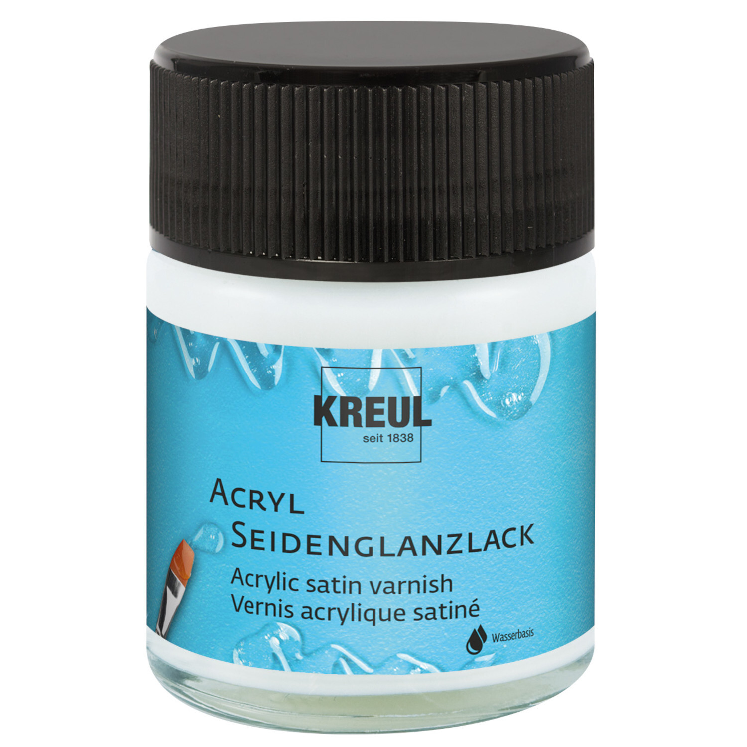 Acryl Seidenglanzlack transparent 50ml von C.Kreul  Acryl Seidenglanzlack transparent 50ml von C.Kreul
