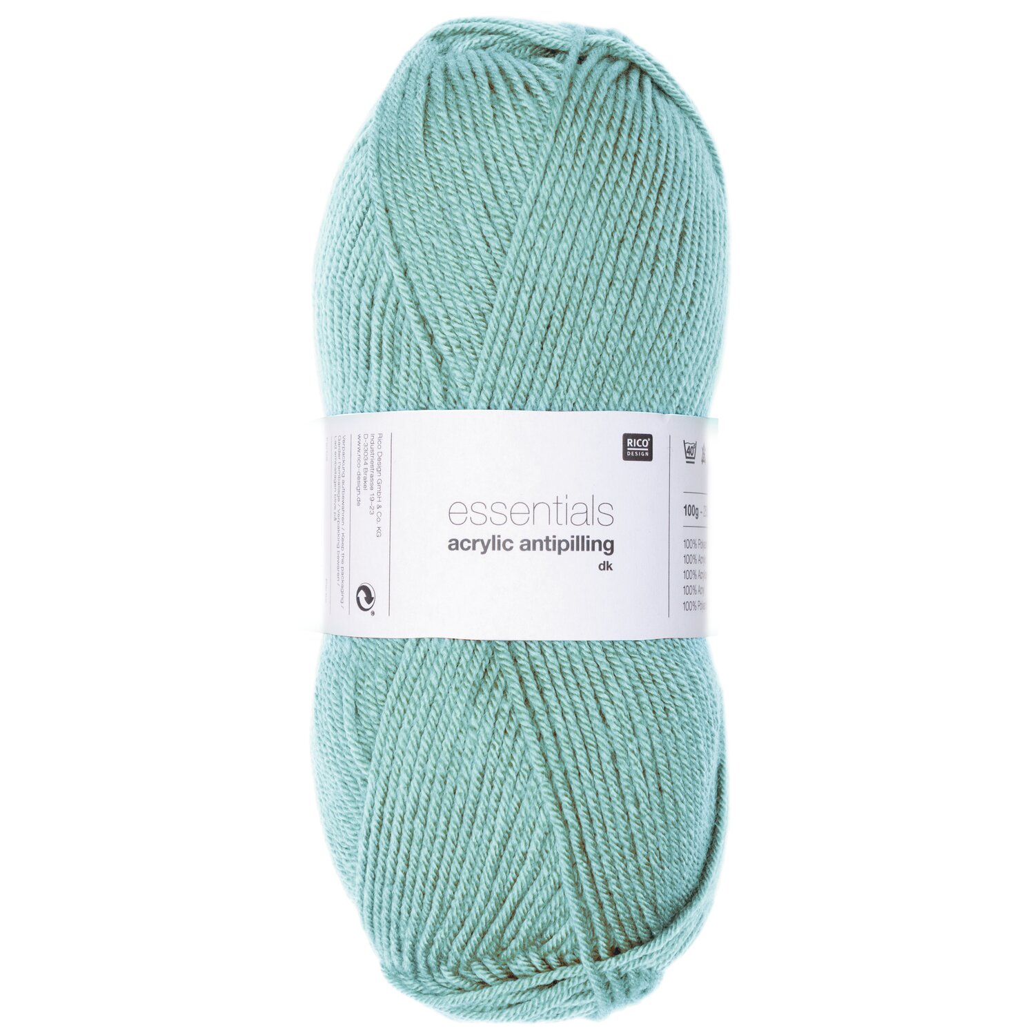 Essentials Acrylic Antipilling 100g 250m Farbe Mint von Rico Design