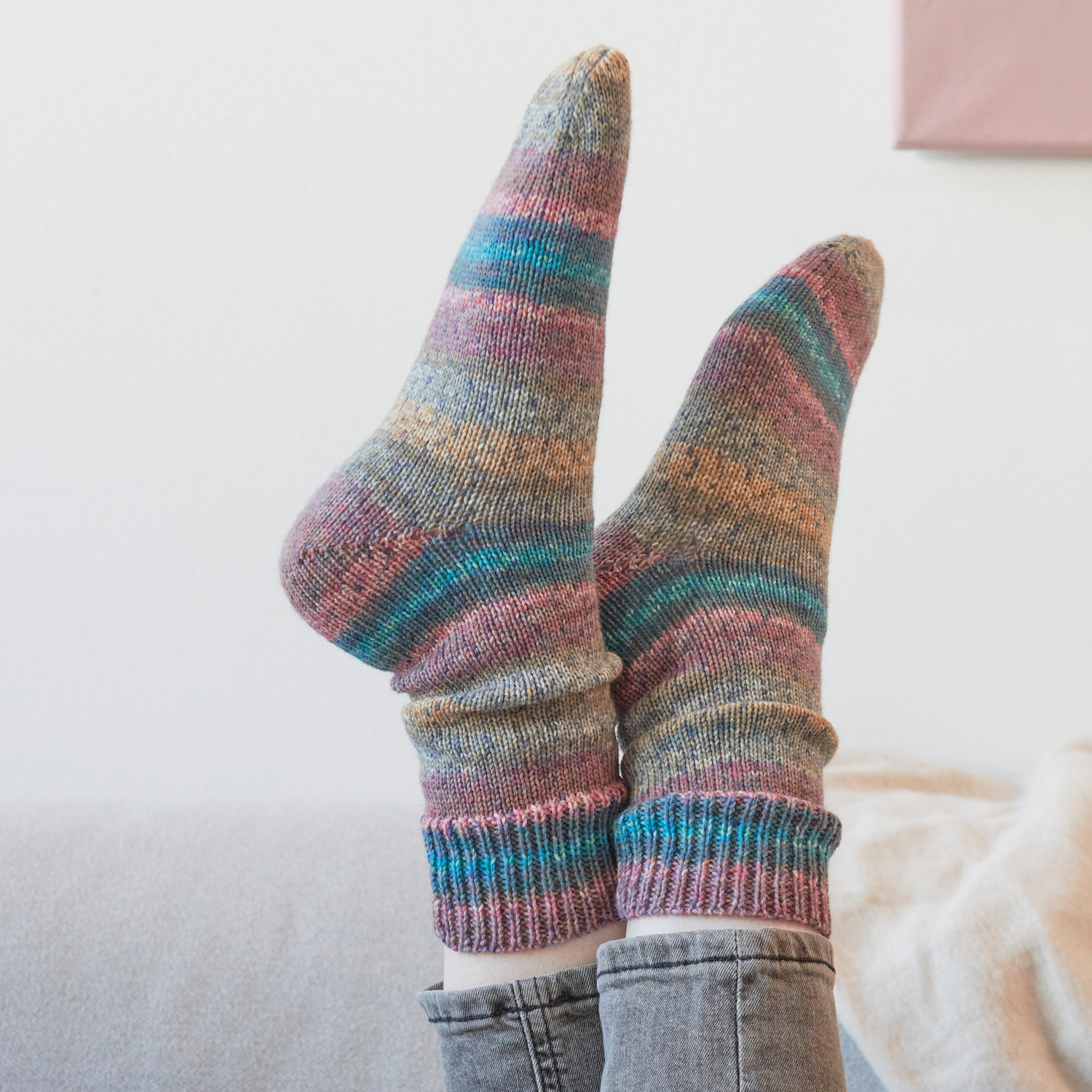 Socks Sprinkly Striply 6-fädig Socks Sprinkly Striply 6-fädig