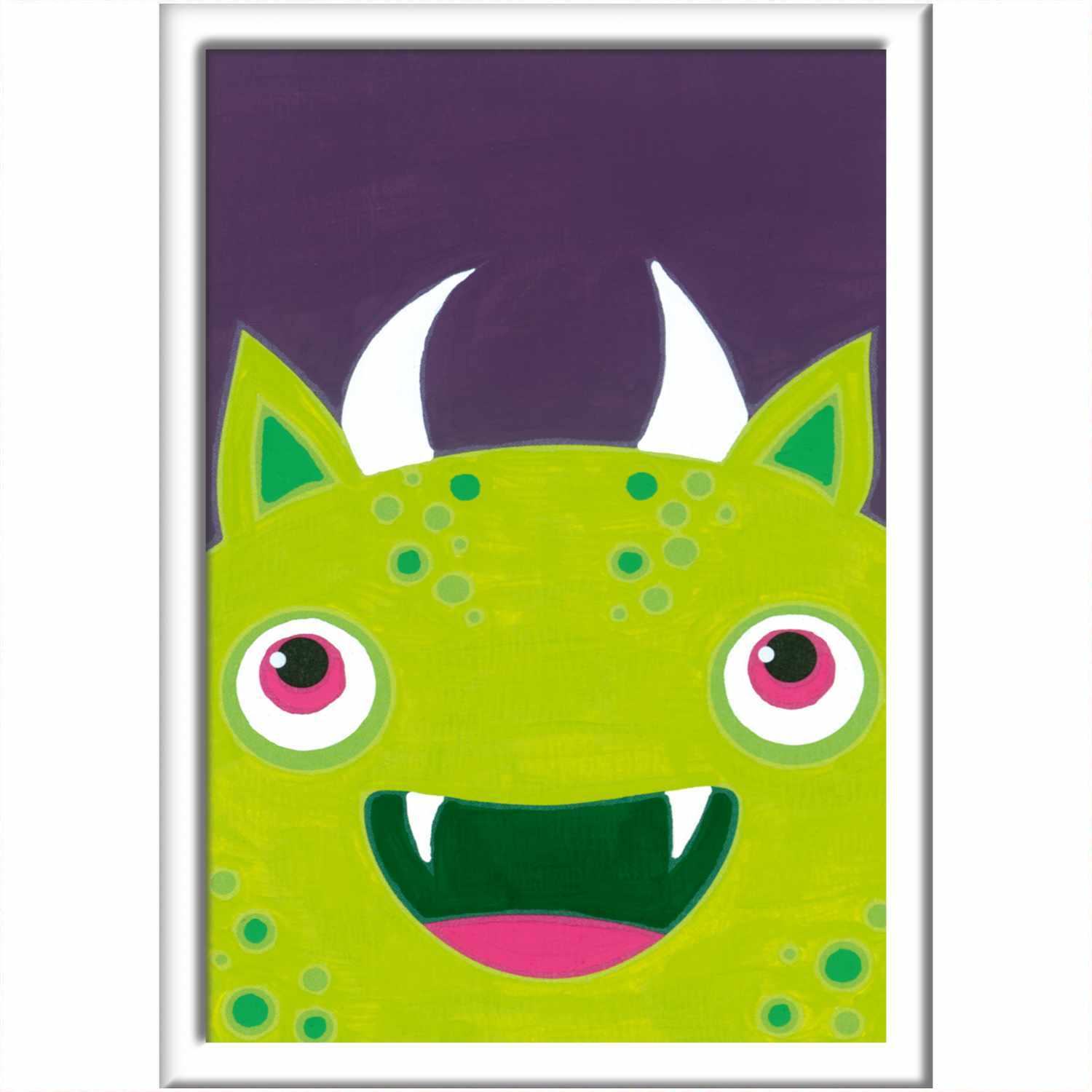Malen nach Zahlen Freche Monster