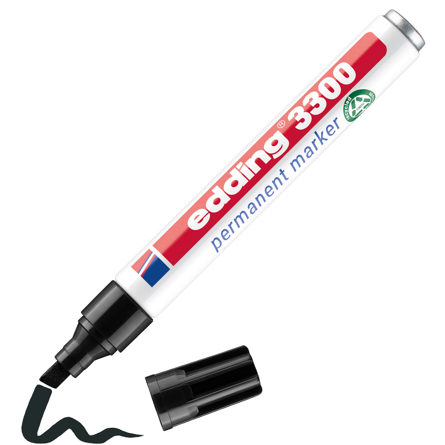 3300 Permanentmarker schwarz 1-5mm von edding International 3300 Permanentmarker schwarz 1-5mm von edding, ideal für dauerhafte Beschriftungen.