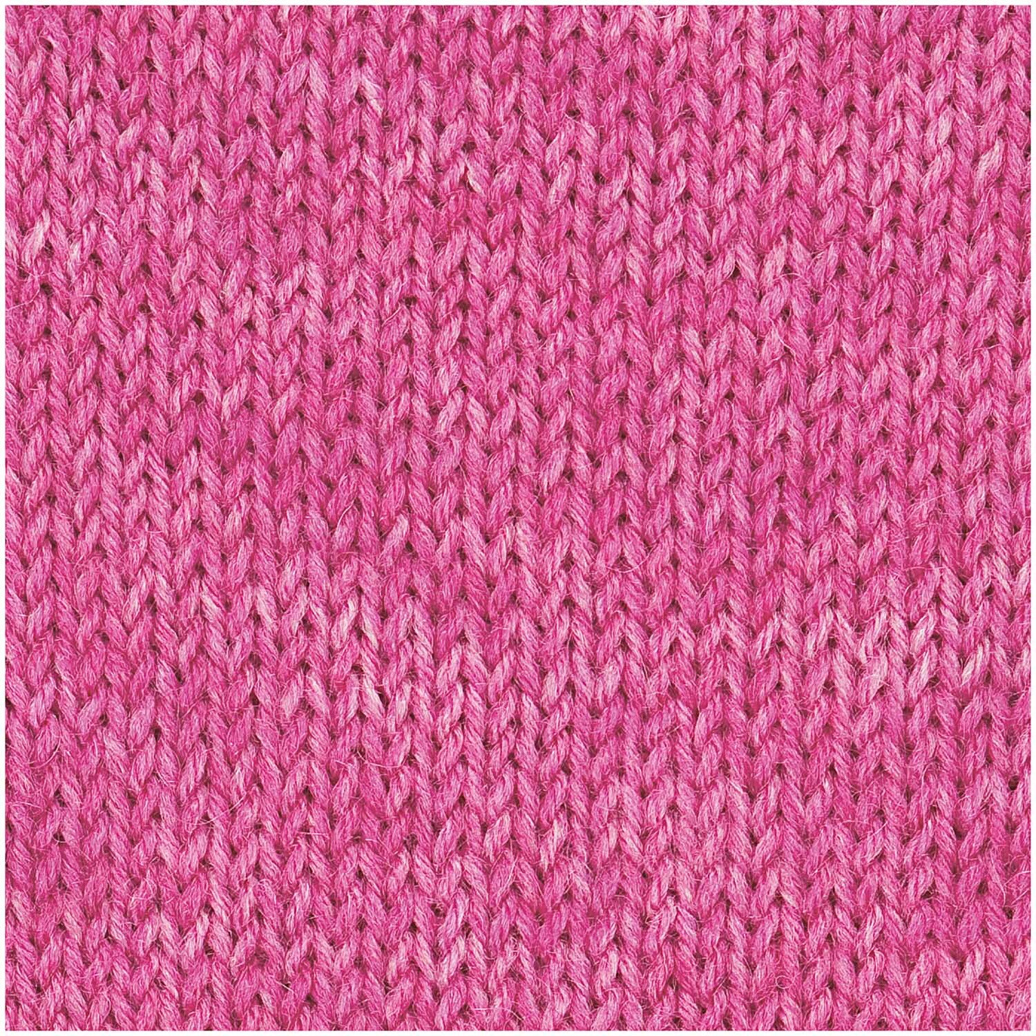 Strumpfwolle Classic 4fädig in Erika-Melange von Wolle Rödel, gestrickt, 50g 190m, Nahaufnahme.