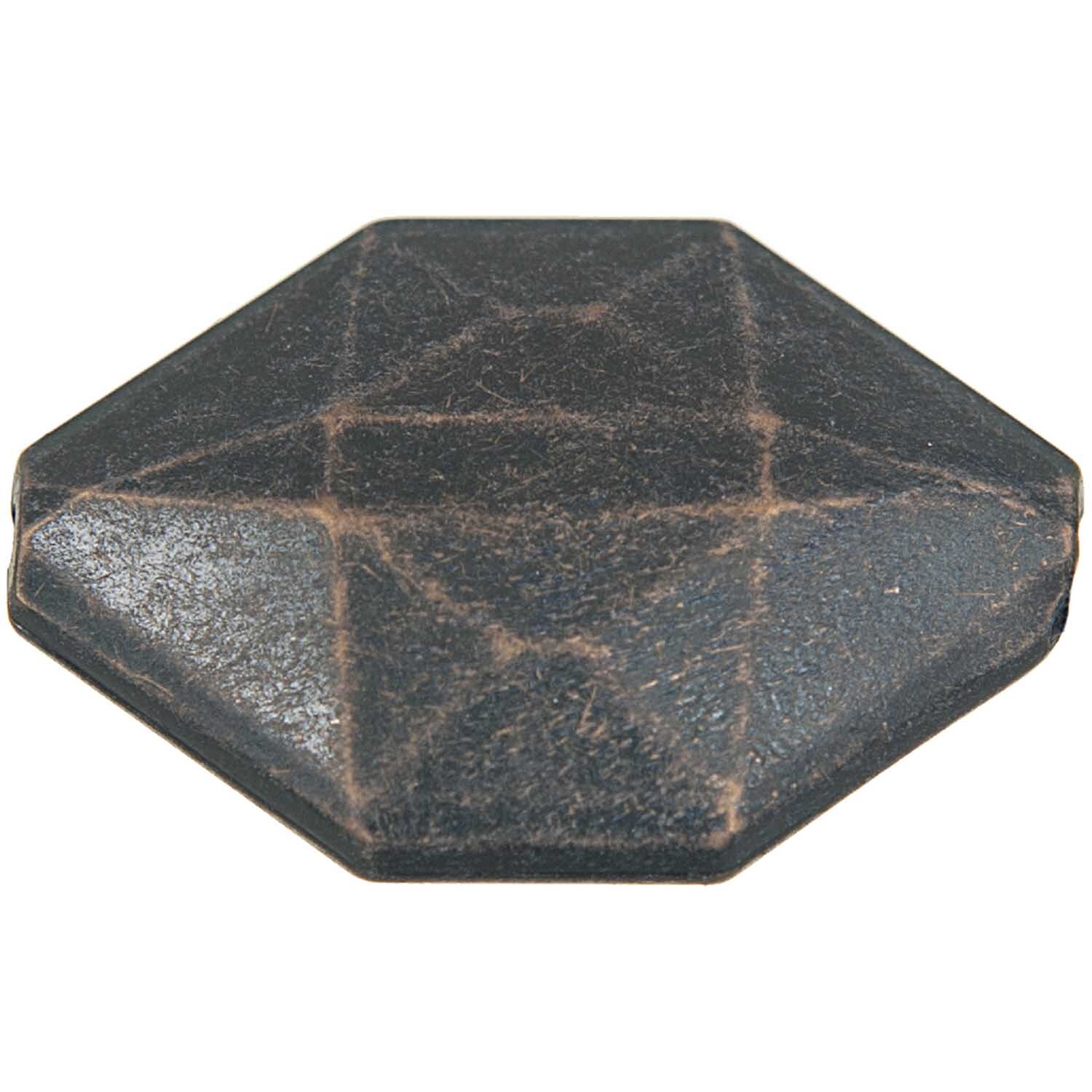 Acrylolive eckig-oval 36x26mm von Rico Design, dreiteilig, in geometrischer Form dargestellt.