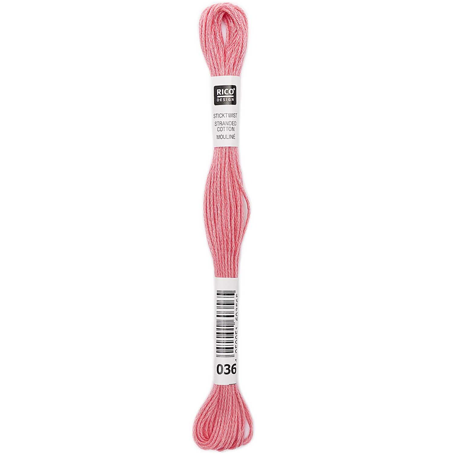 Rico Design Sticktwist 8m 036 Rot 2077468