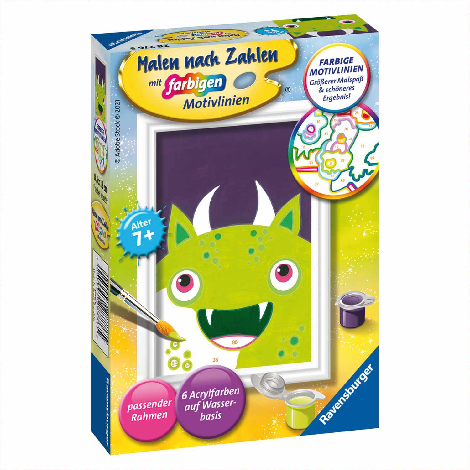 Malen nach Zahlen Freche Monster Malen nach Zahlen Freche Monster
