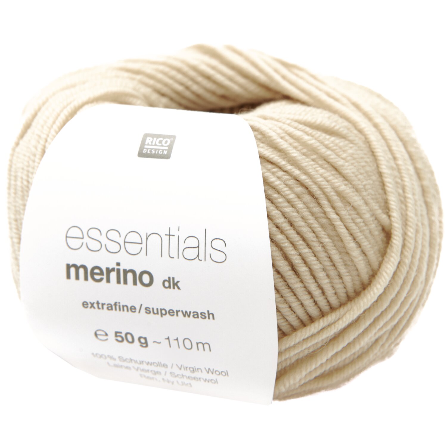 Essentials Merino dk 50g 110m Farbe Staub von Rico Design