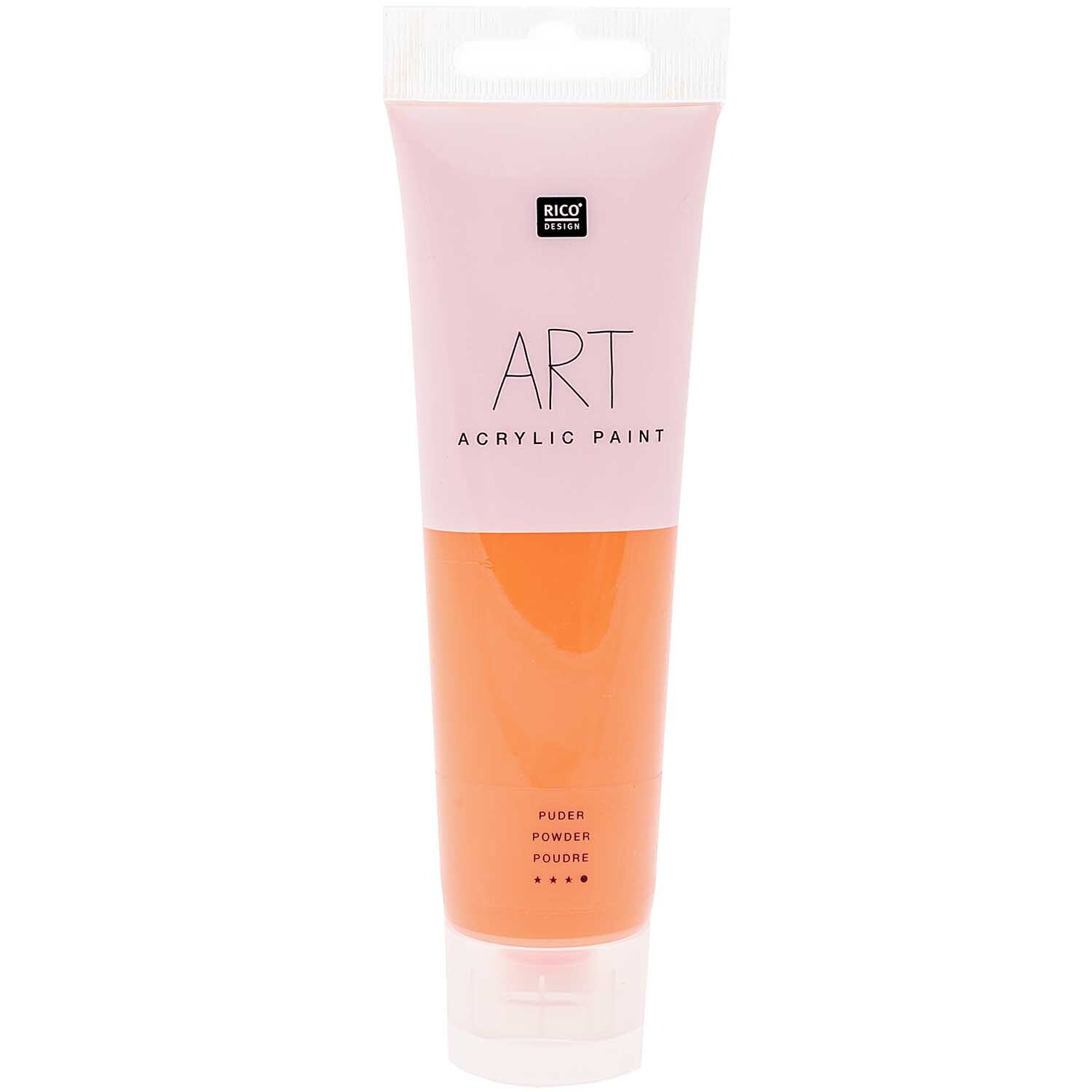 Rico Design ART Künstler Acrylfarbe 100ml Puder