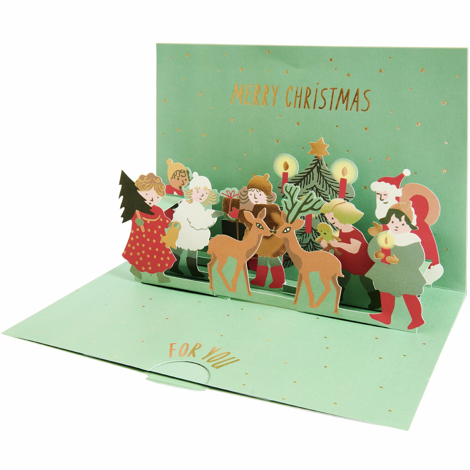Pop-Up Karte Weihnachtsmann für Geldgeschenke A5 von Rico Design Pop-Up Karte Weihnachtsmann für Geldgeschenke A5 von Rico Design
