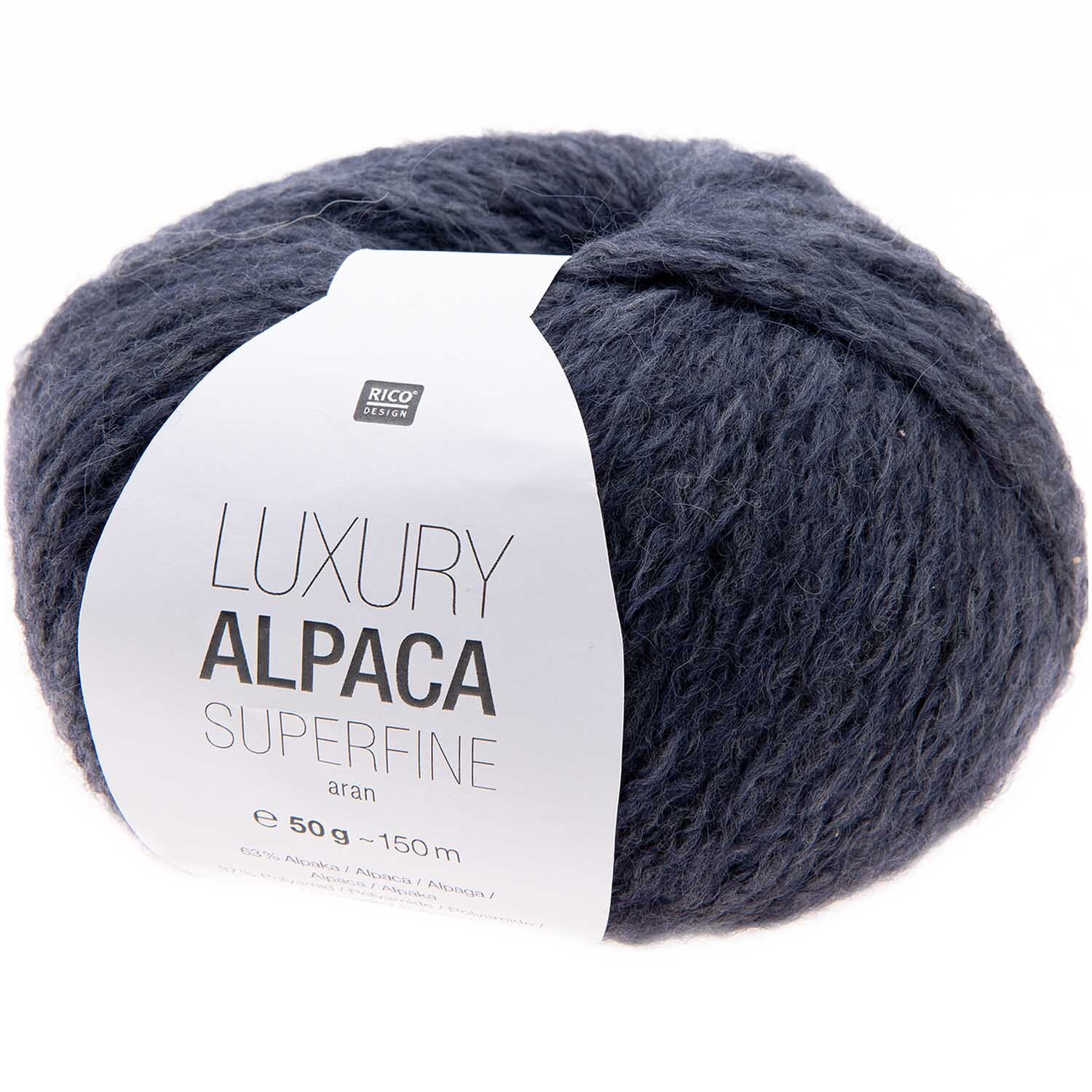 Rico Design Rico Luxury Alpaca Superfine aran Blau