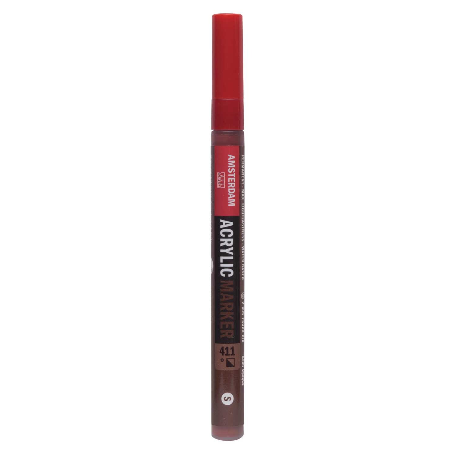 AMSTERDAM Acrylic Marker 1-2mm Siena Gebrannt