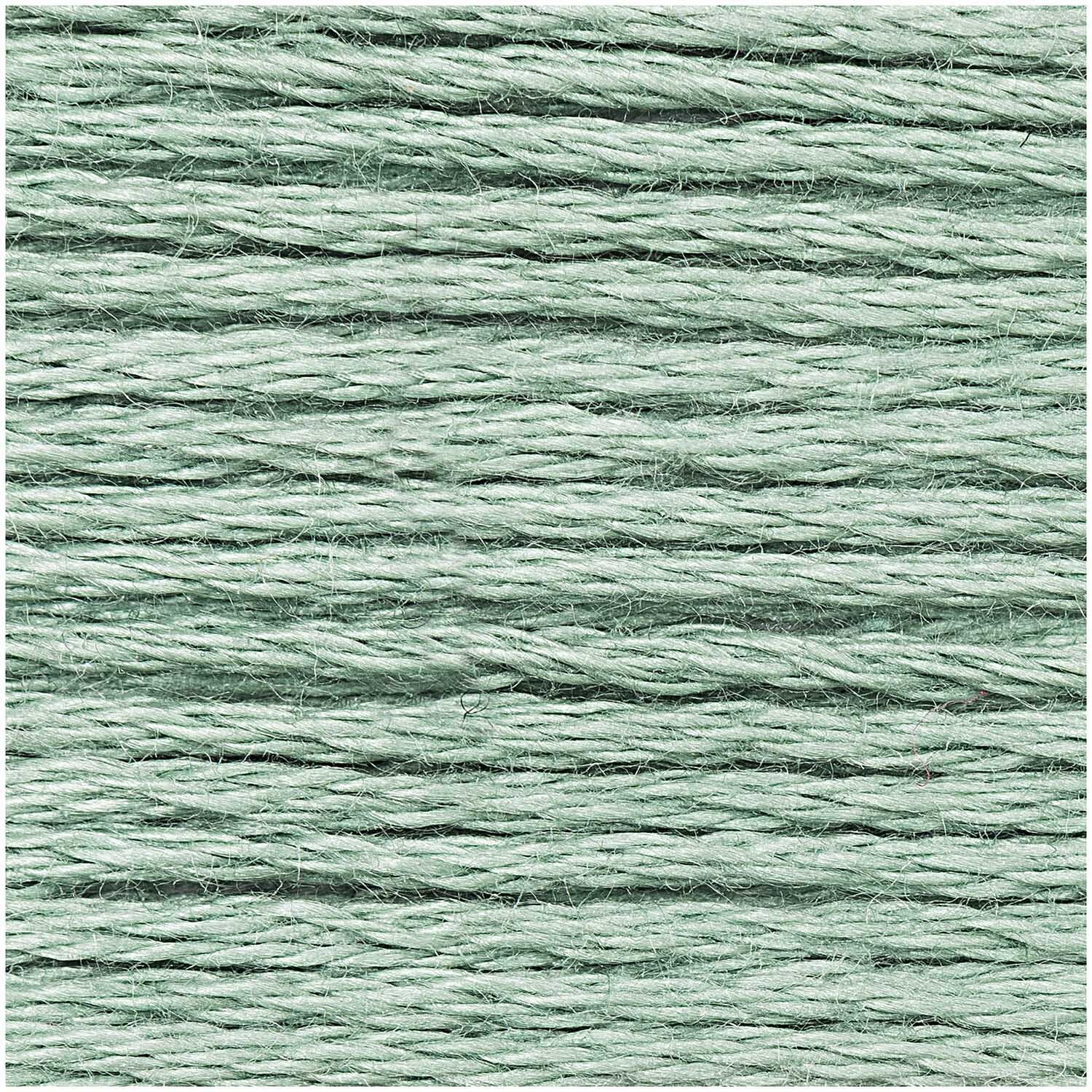 Sticktwist 8m von Rico Design in zartem Mintgrün, ideal für kreative Stickprojekte.