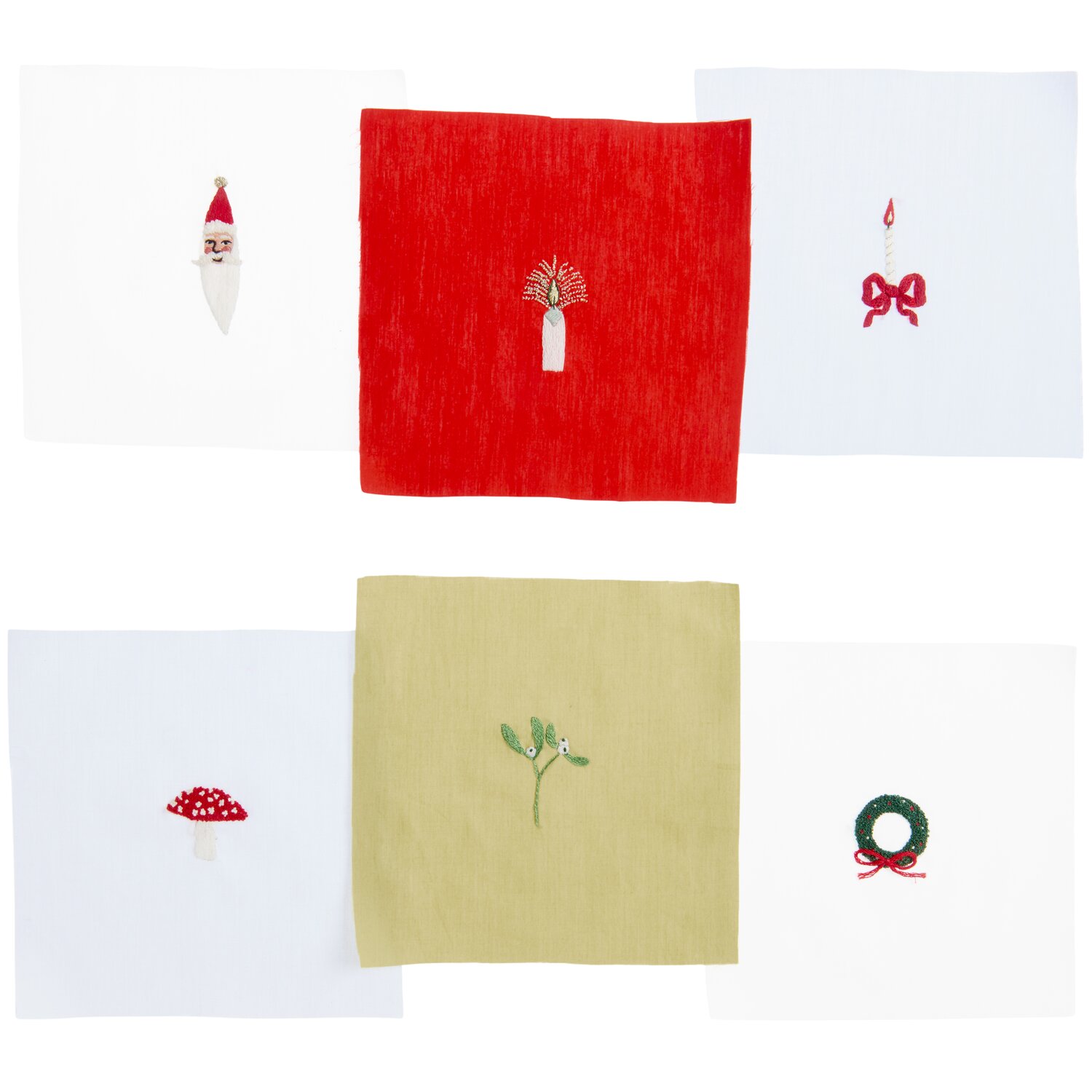 Stickpackung vorgezeichnet Stoffzuschnitte Weihnachten von Rico Design