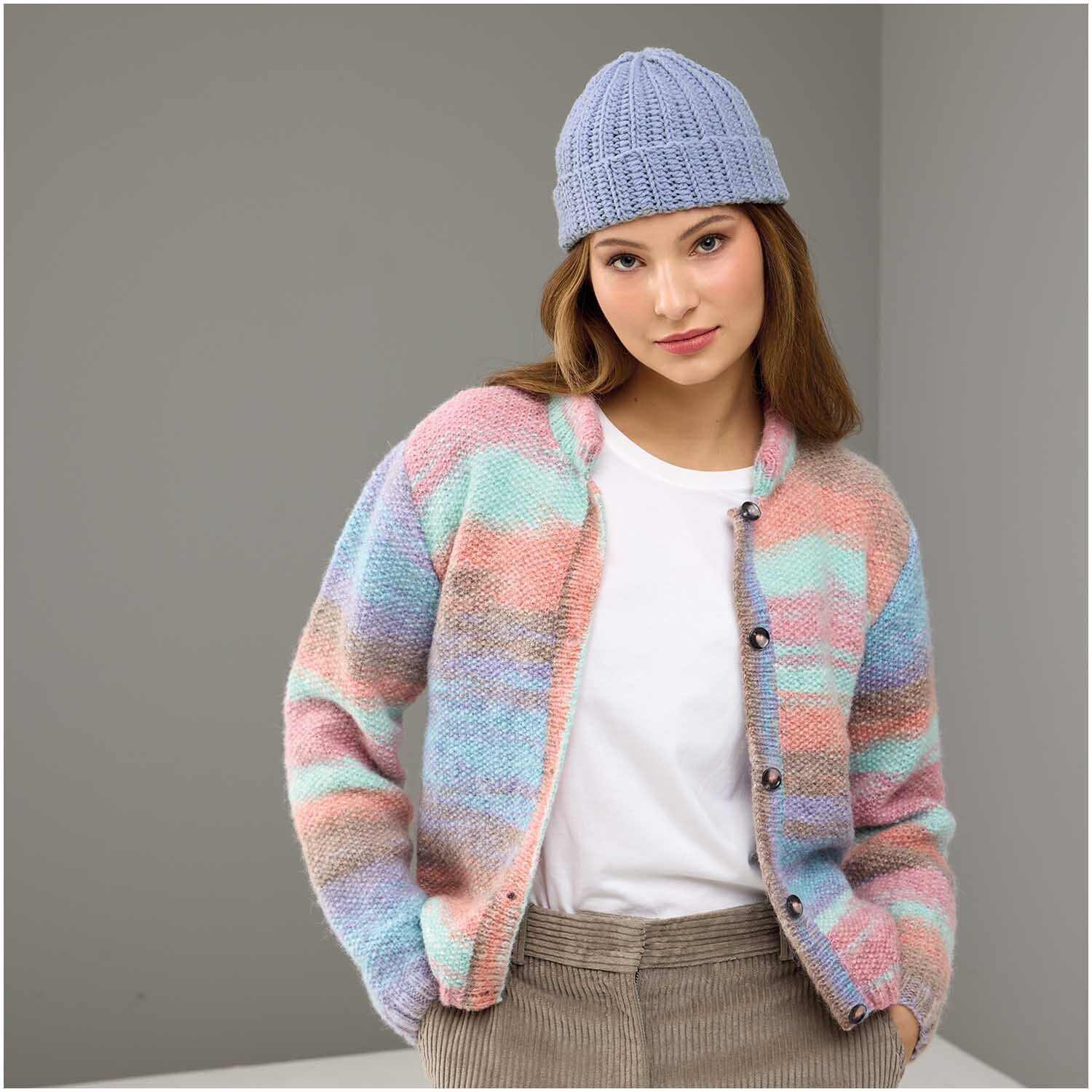 Strickset Jacke Modell 23 aus Die Neue Masche Nr. 7
