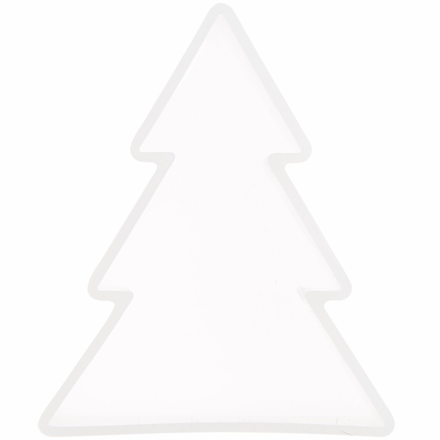 Silikon Gießform Tannenbaum von Rico Design in Weiß, ideal für kreative Bastelprojekte.