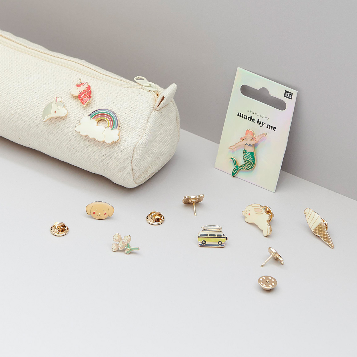 Buttons und Pins