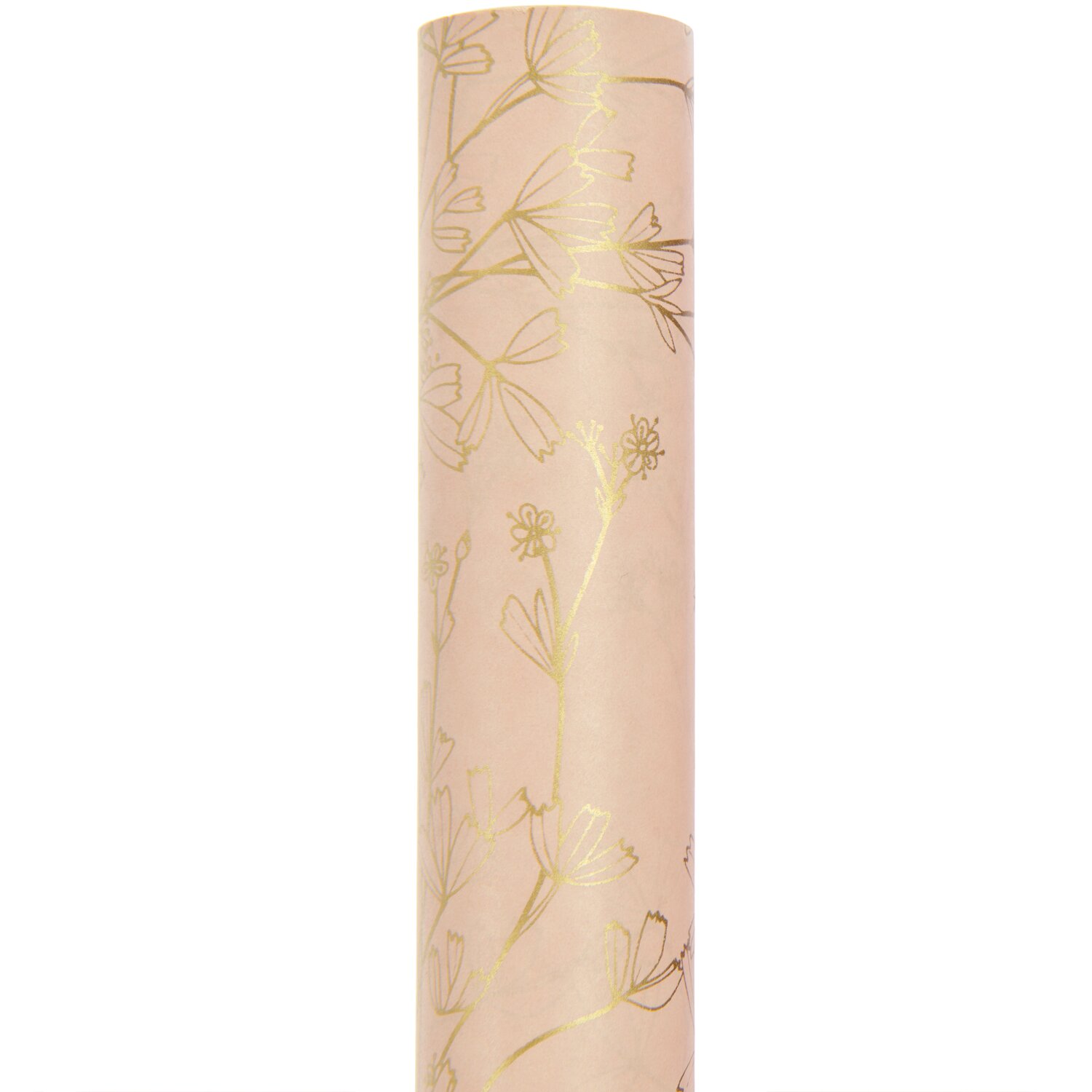 Seidenpapier Blumen Gold 0,5x4m von Rico Design