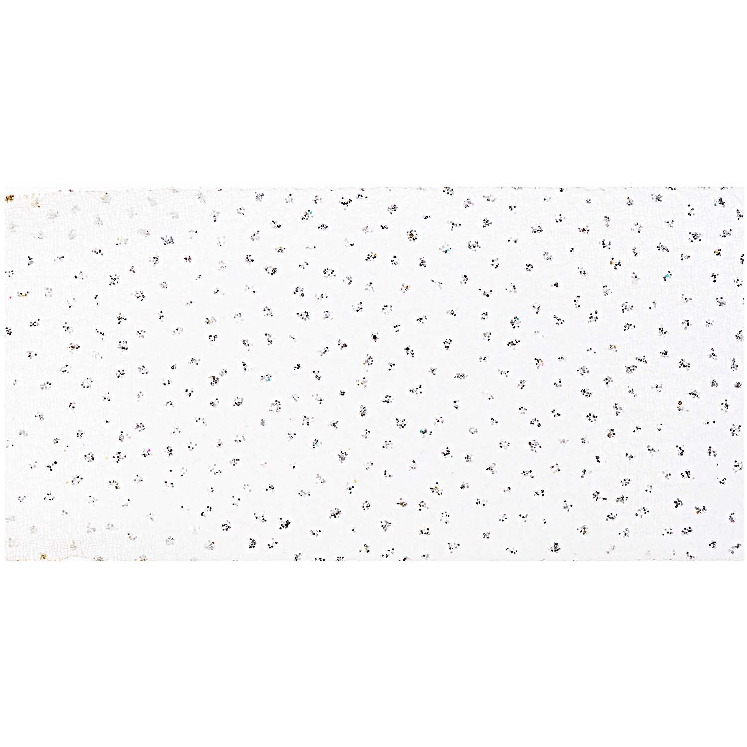 Tüllband mit Glitter 38mm 5m