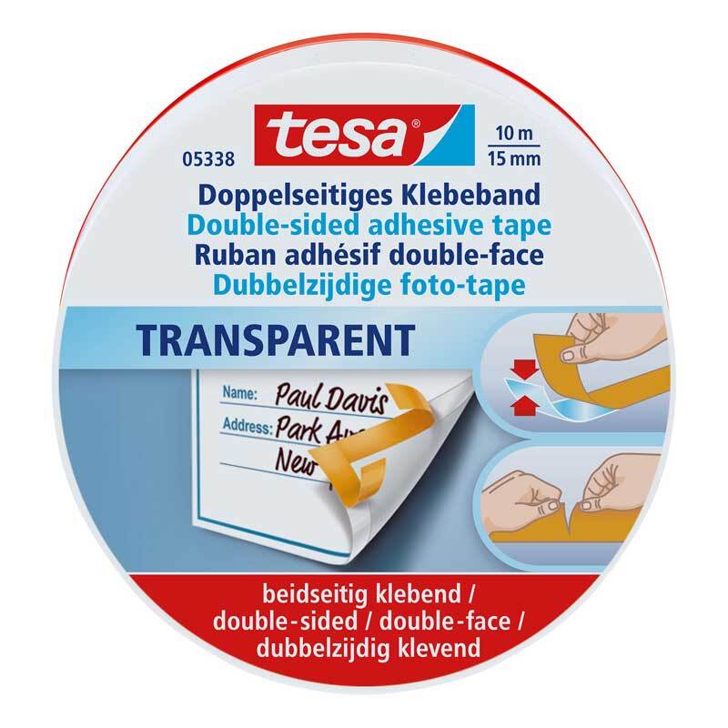 Doppelseitiges Klebeband 15mm 10m