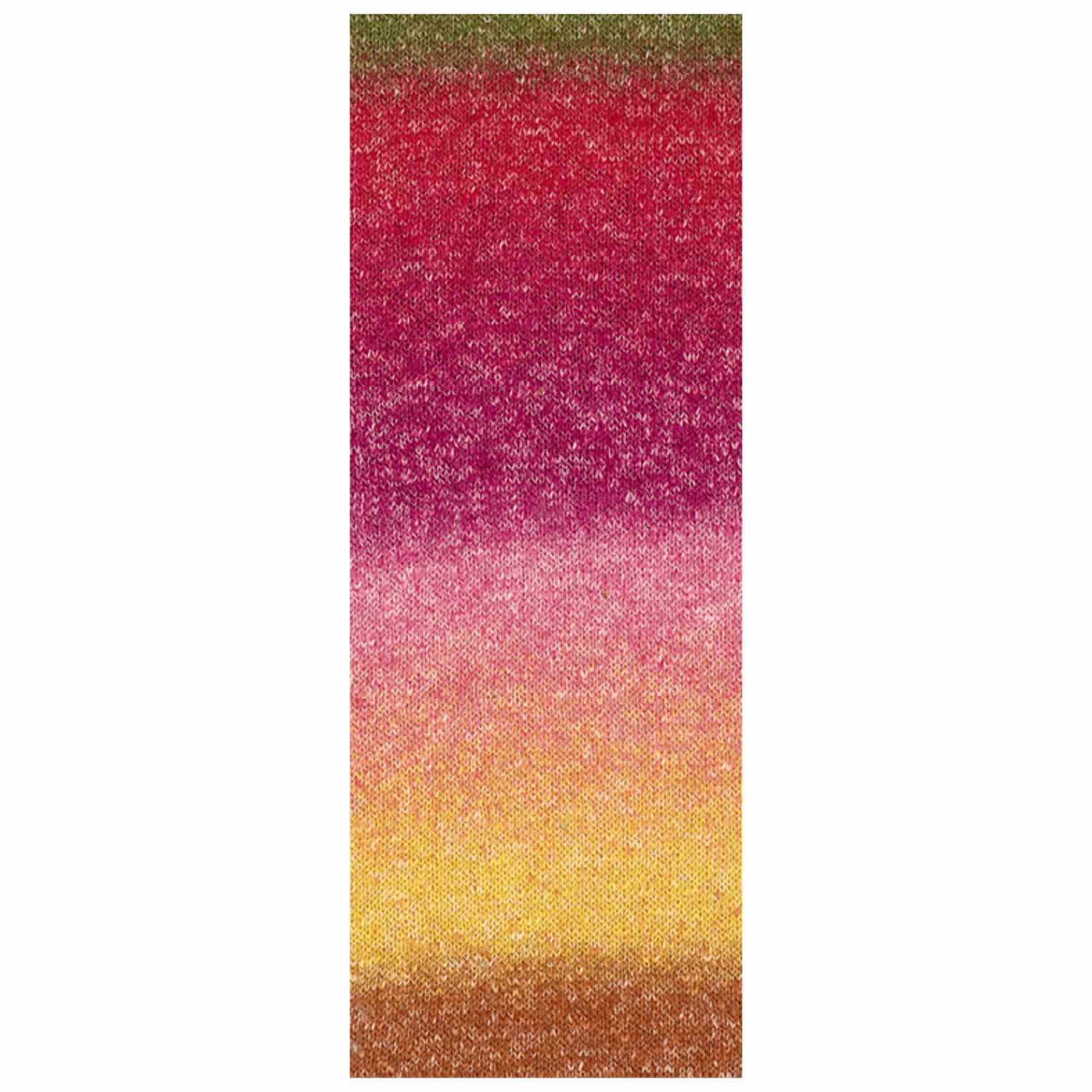 Olivbraun/Rot/Fuchsia/Rosa