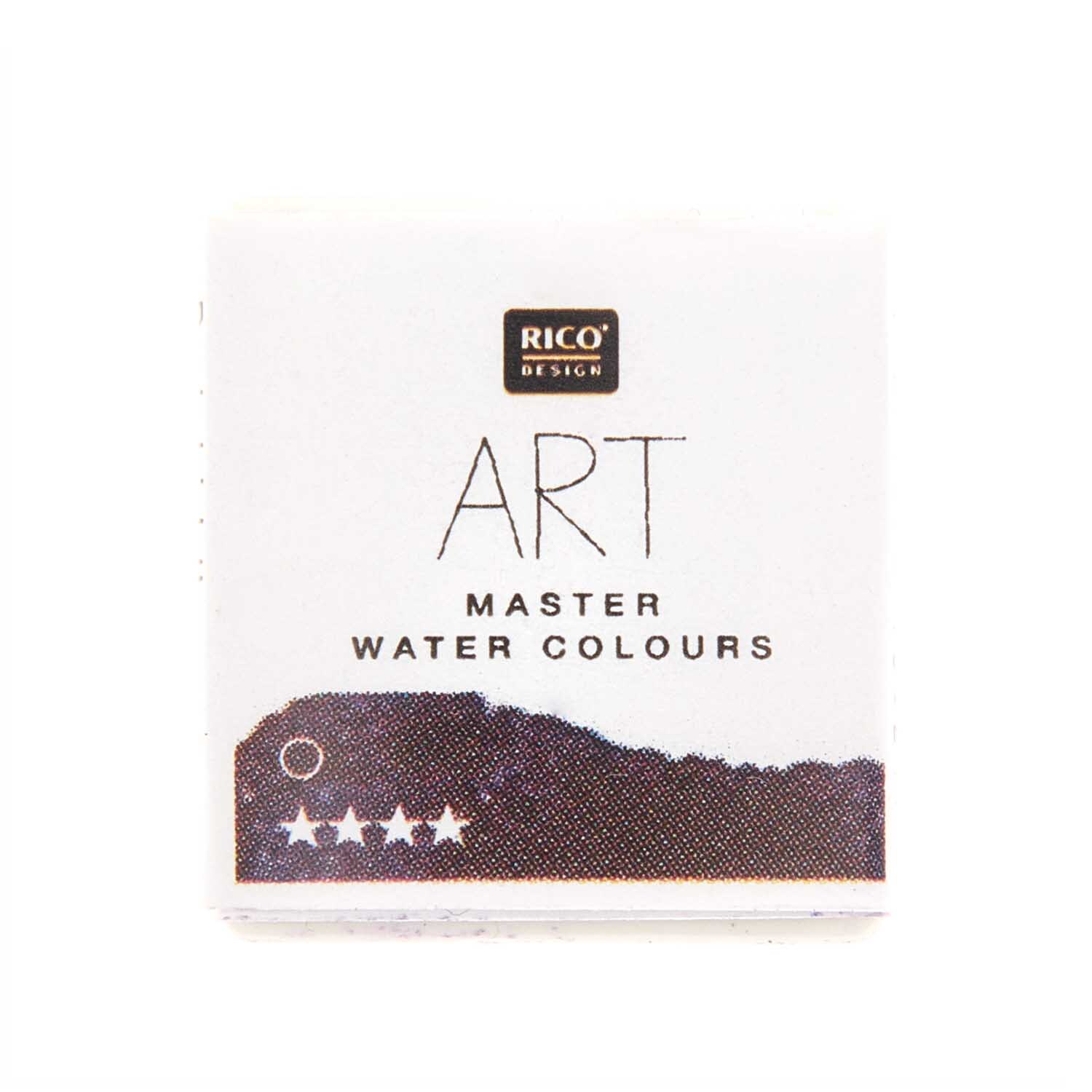 Rico Design ART Master Aquarellfarbe halbes Näpfchen Dunkelviolett