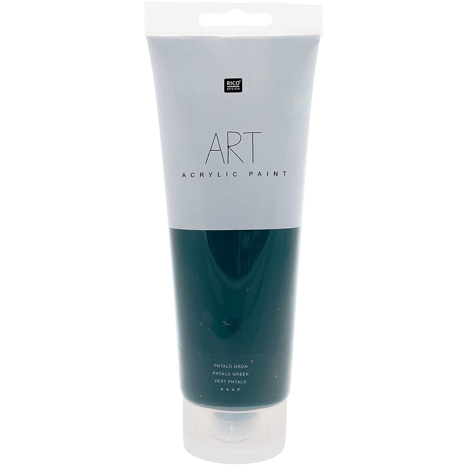 Rico Design ART Künstler Acrylfarbe 250ml Phtalo-Grün