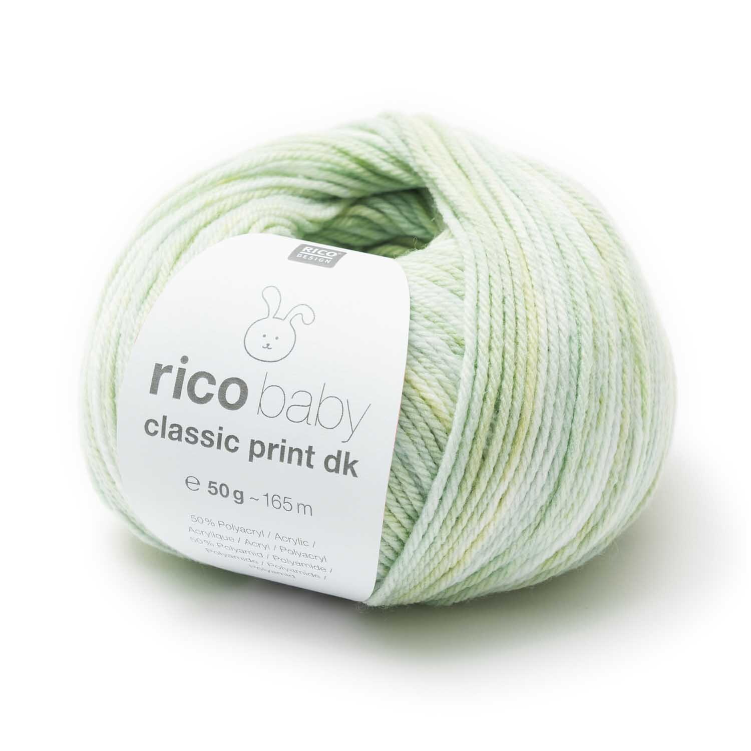 Rico Baby Classic Print dk 50g 165m Farbe Pastell Mix von Rico Design