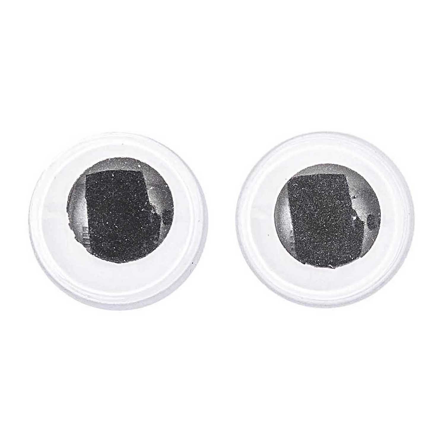 Rico Design Wackelaugen rund 12 mm, 10 Stück