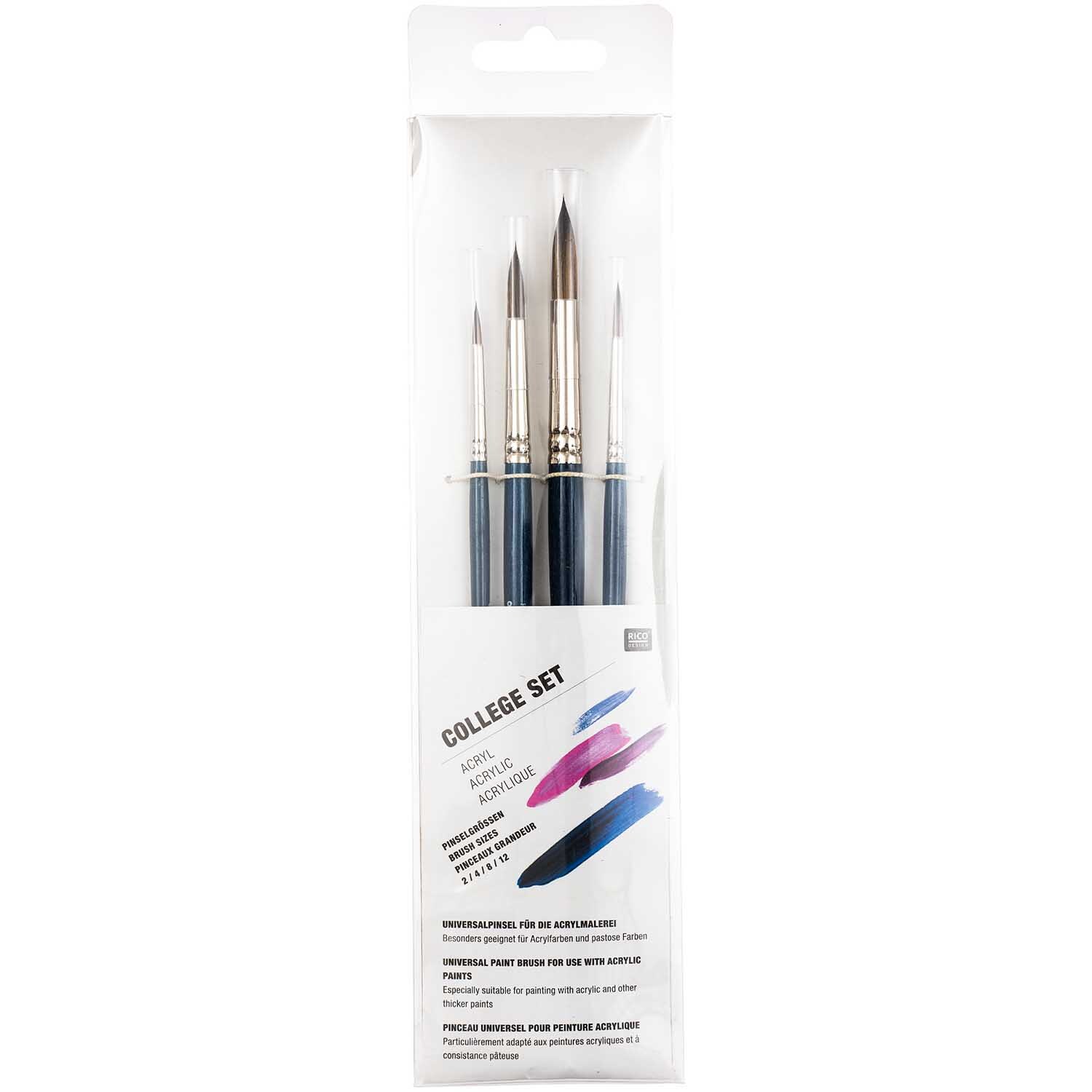 Pinsel Art School Acryl Set