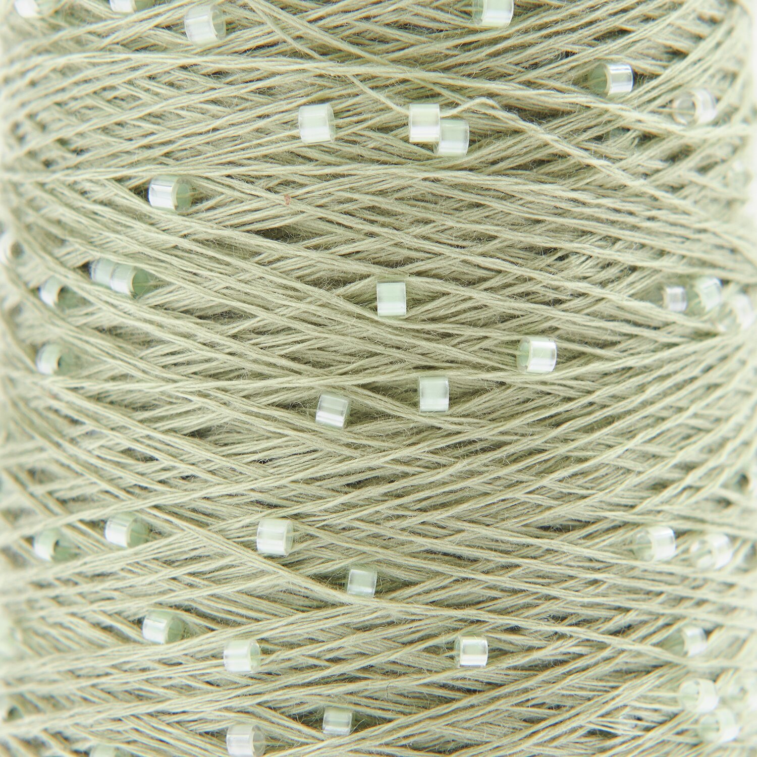 Creative Make It Perlchen, Jade: Feines Garn mit eingearbeiteten Perlen, ideal für kreative Strickprojekte.