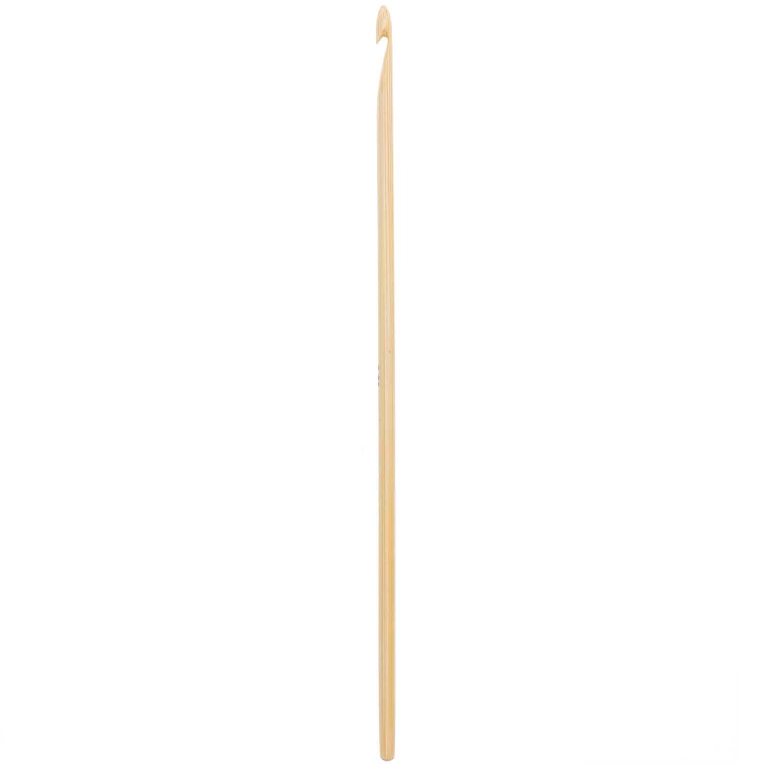 Häkelnadel Bambus von Rico Design, aus hellem Bambus, ideal für komfortables Häkeln.