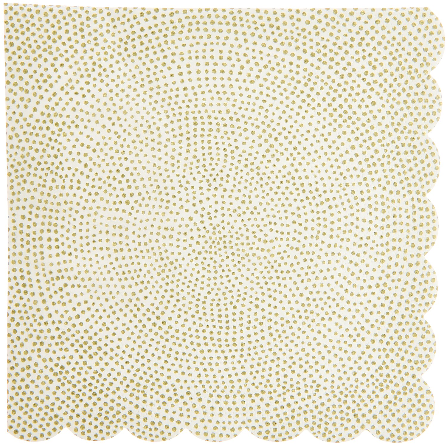 Servietten Pünktchen Gold 20 Stück 32x31,5cm von Rico Design