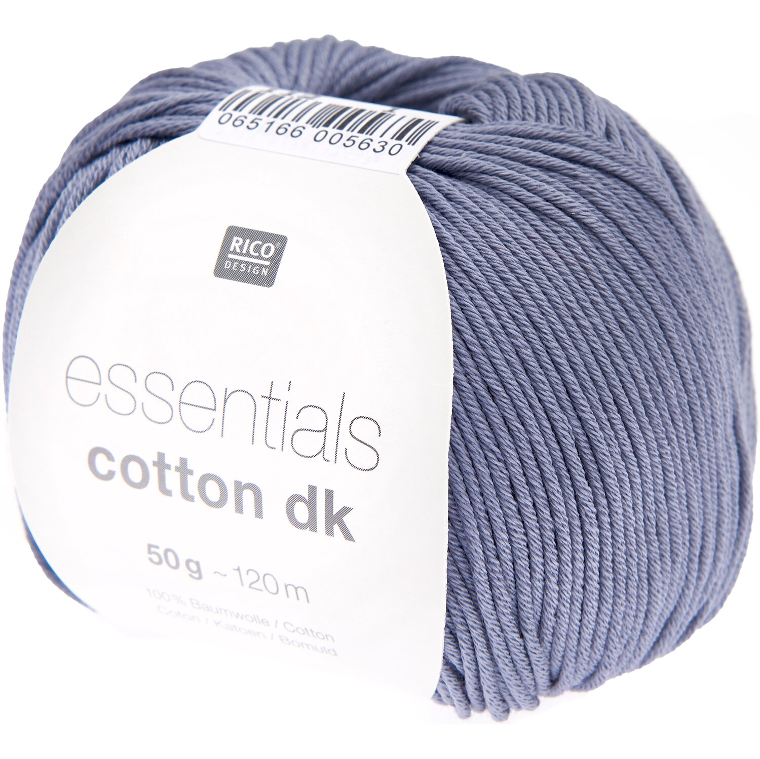 Essentials Cotton dk 50g 120m Farbe Ozeanblau von Rico Design