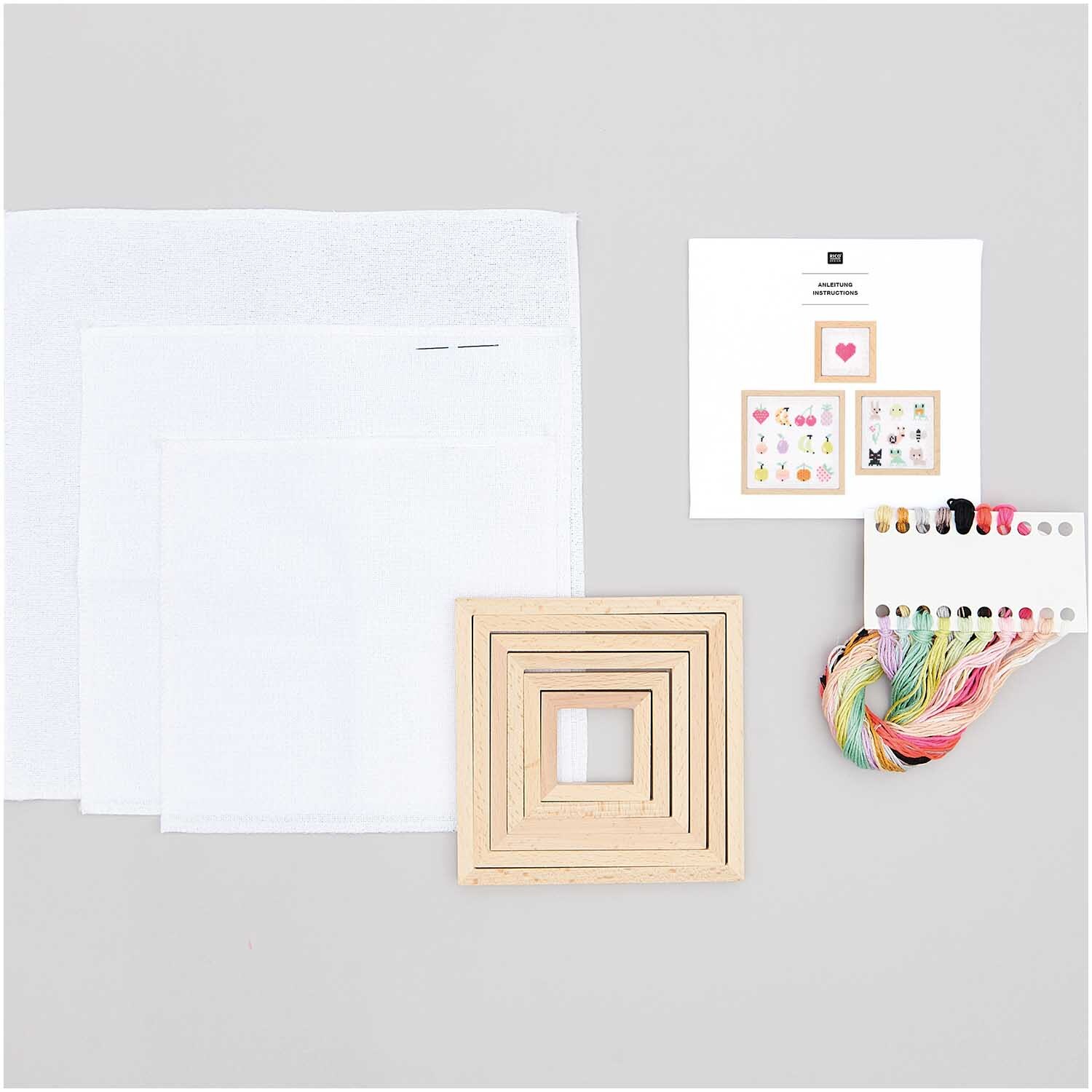 Stickpackung Pixel Art 3er Set Stickpackung Pixel Art 3er Set