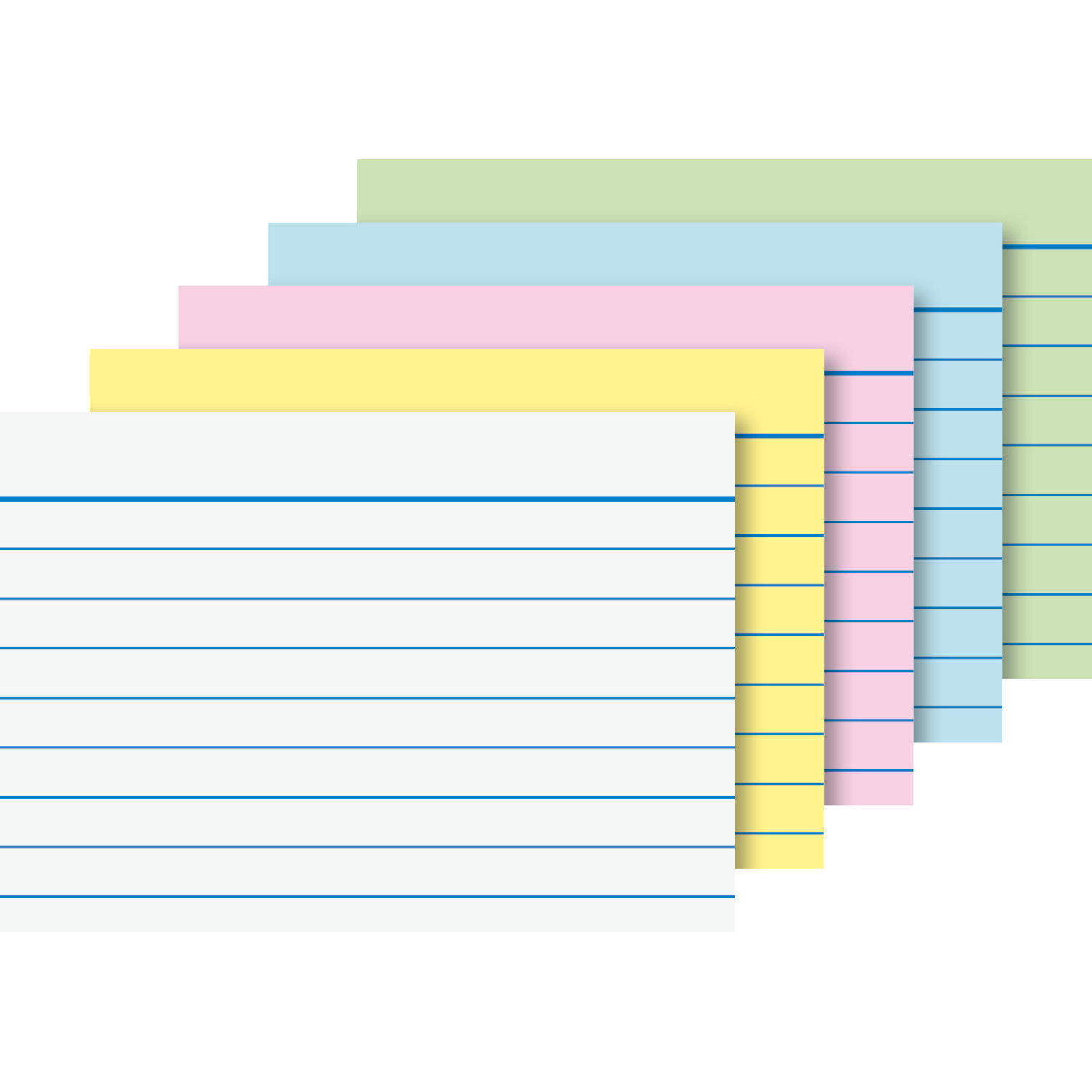 Karteikarte A8 liniert sortiert 200 Stück von Baier & Schneider 