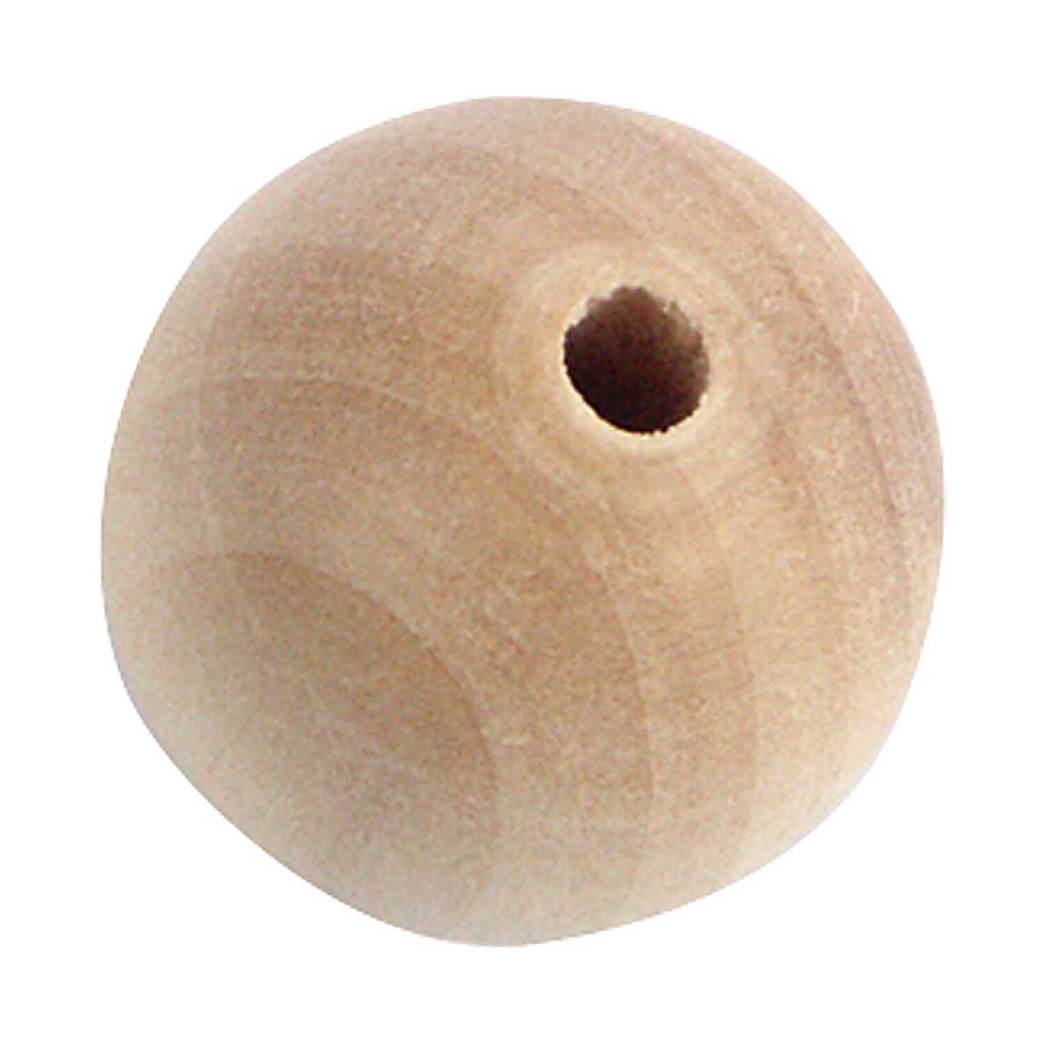 Holzkugel halbgebohrt