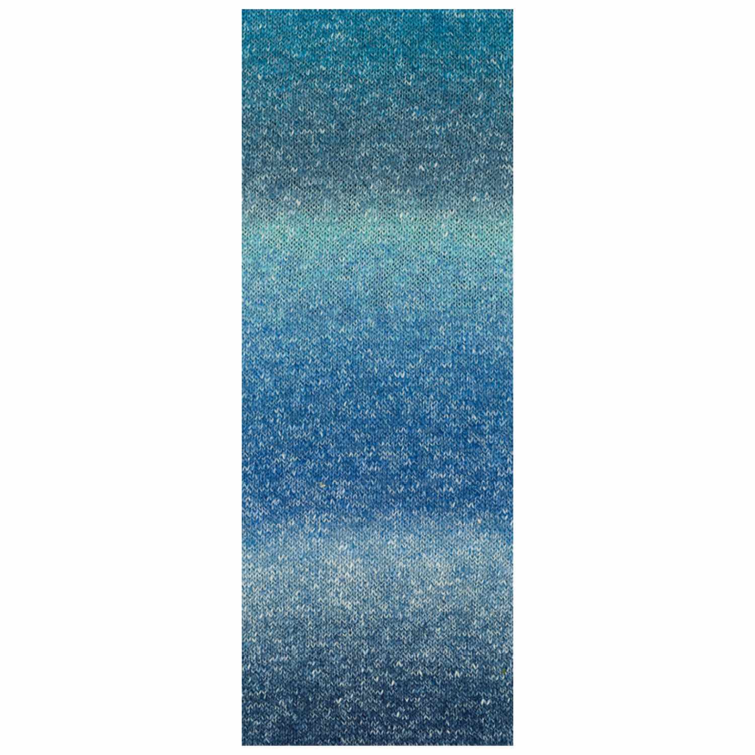 Gomitolo Collina 100g  260m Farbe Petrolblau/Dunkelgrau/Mint von LANA GROSSA Mode mit Wolle Handels- und Vertriebs 