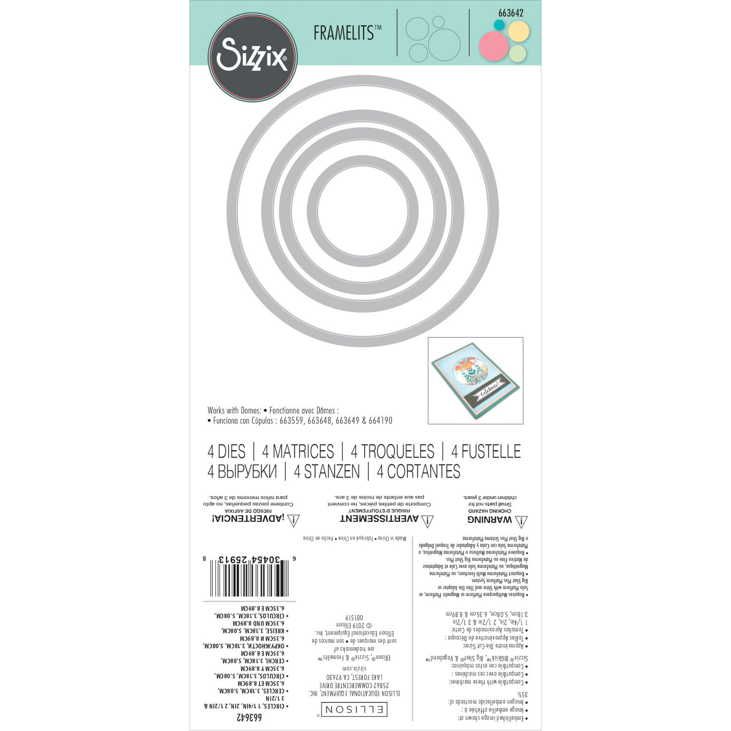 Framelits Die Set Circles 4-teilig von idee. Creativmarkt
