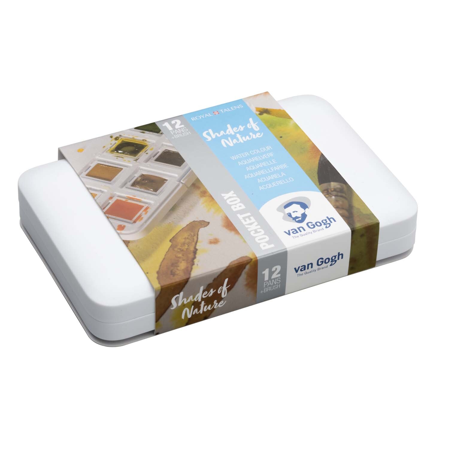Aquarell Set Naturfarben 12 Näpfchen Aquarell Set Naturfarben 12 Näpfchen