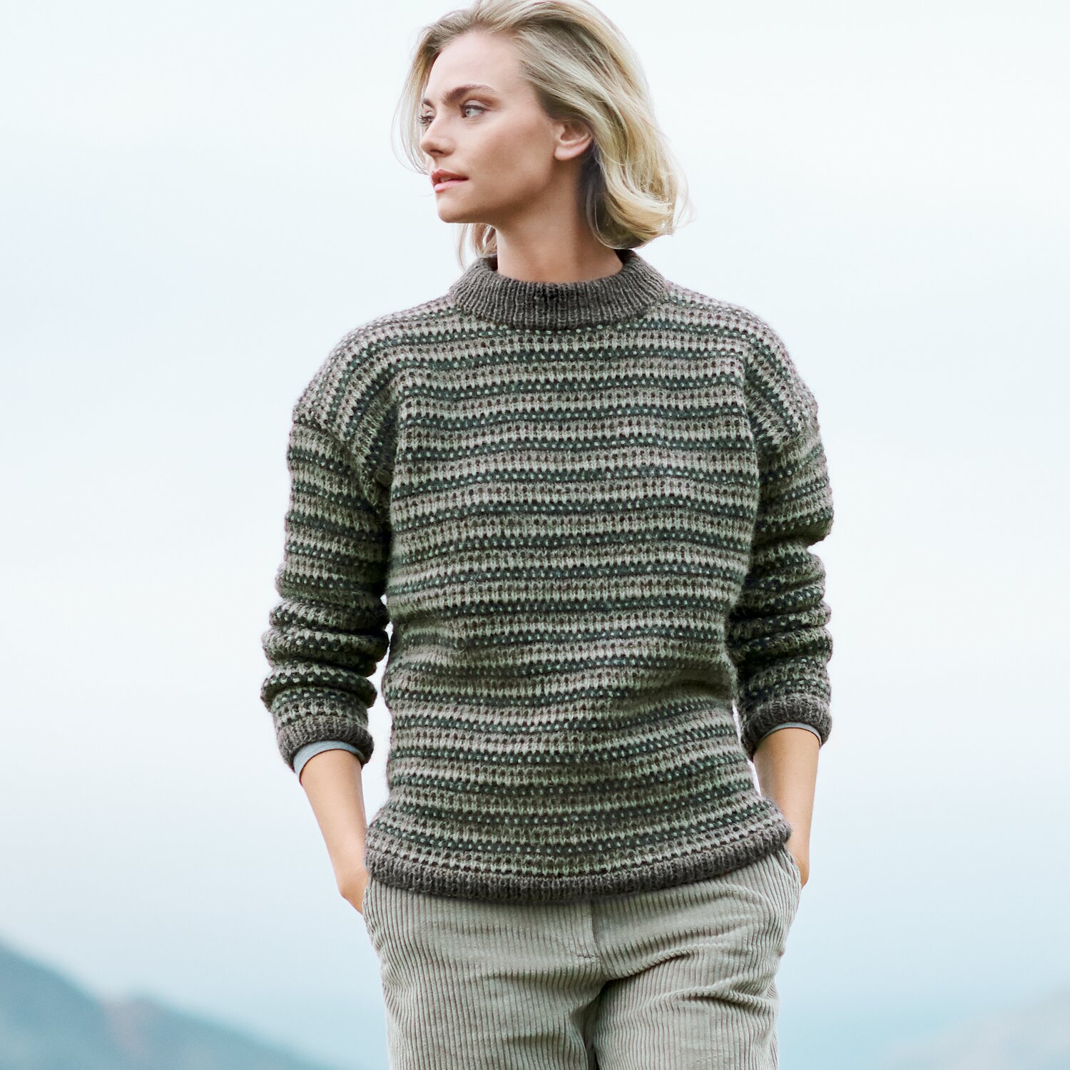 Strickset Pullover Modell 18 aus Lovewool No. 23 von Rico Design