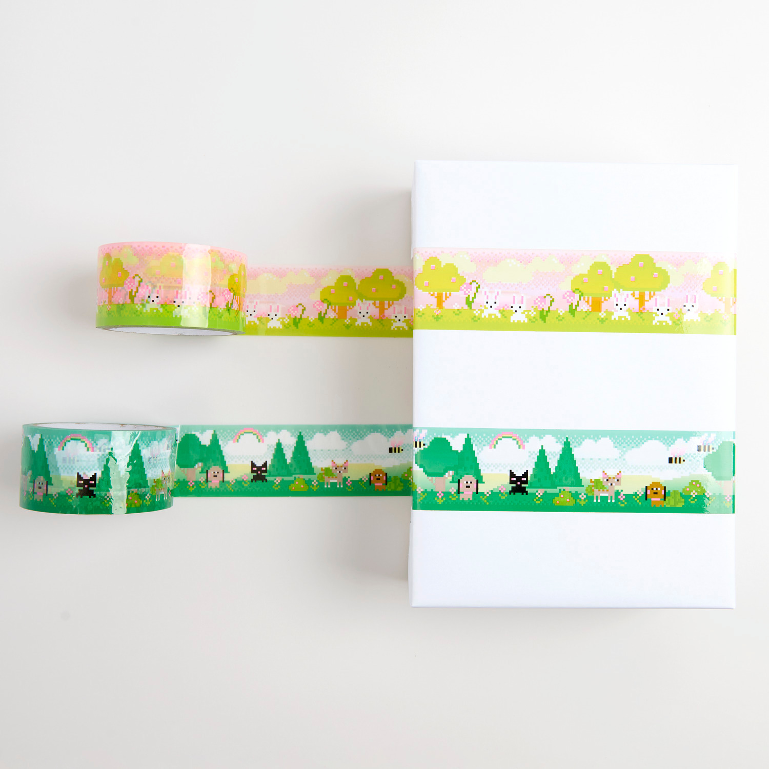 Paper Poetry Paketklebeband Pixel grün Paper Poetry Paketklebeband Pixel grün