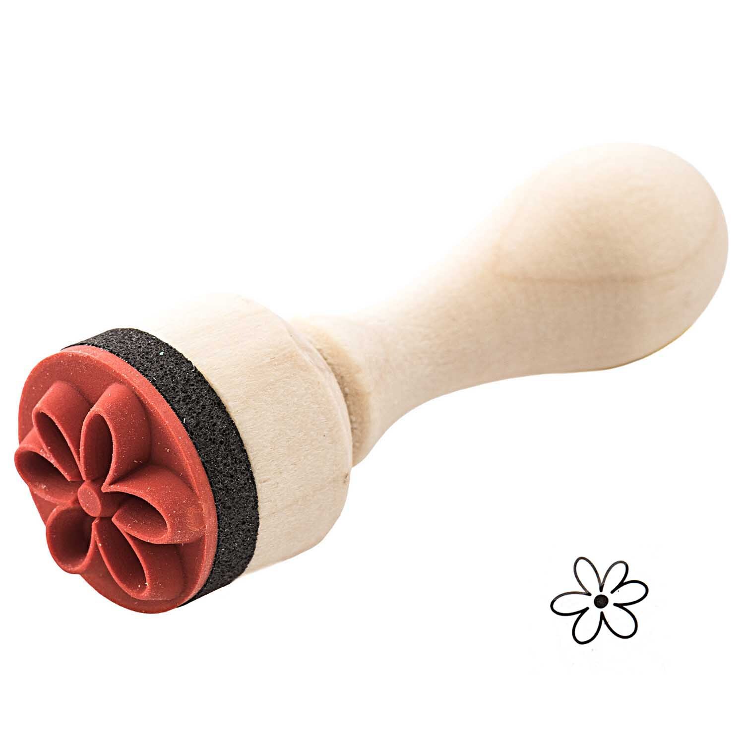 Paper Poetry Mini Stempel Blume Ø=1,5cm
