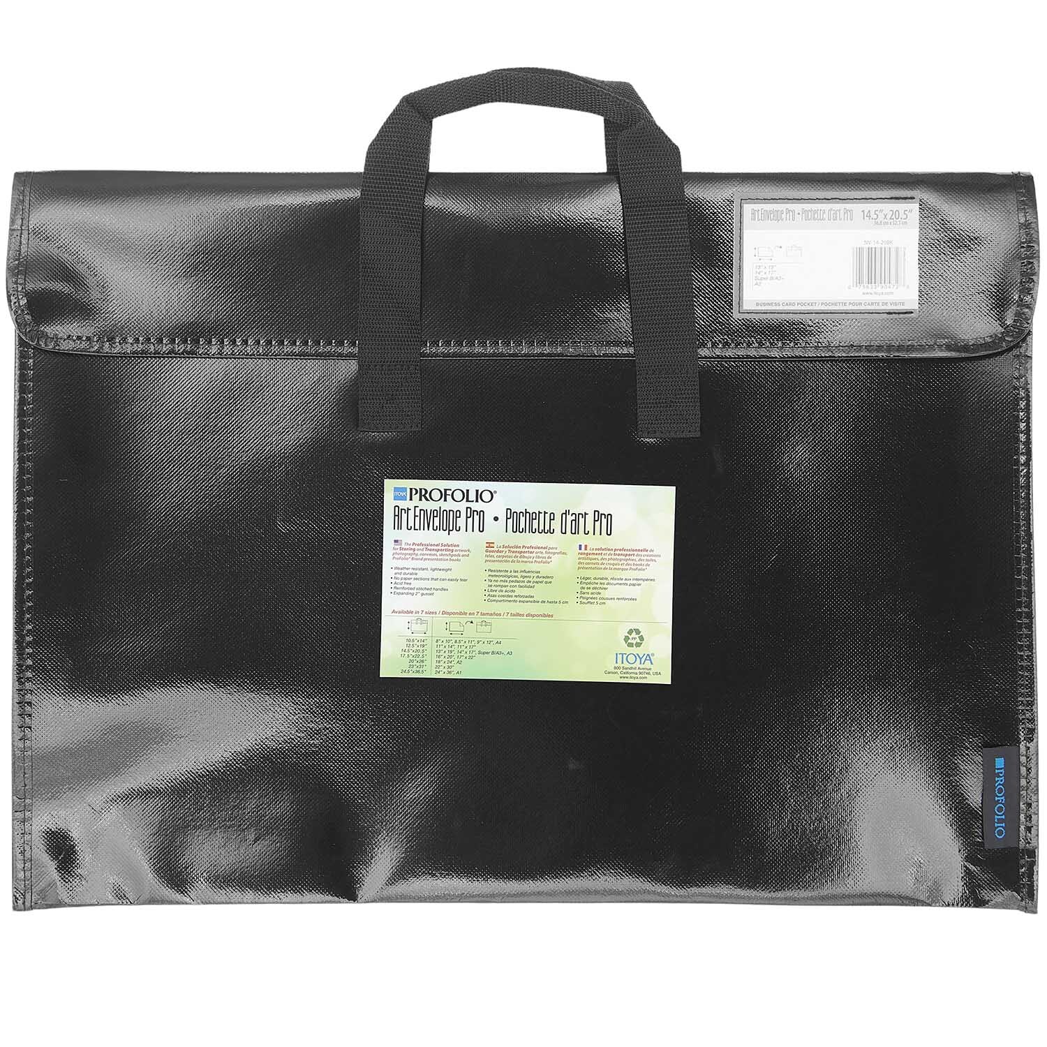 Gemäldetasche schwarz