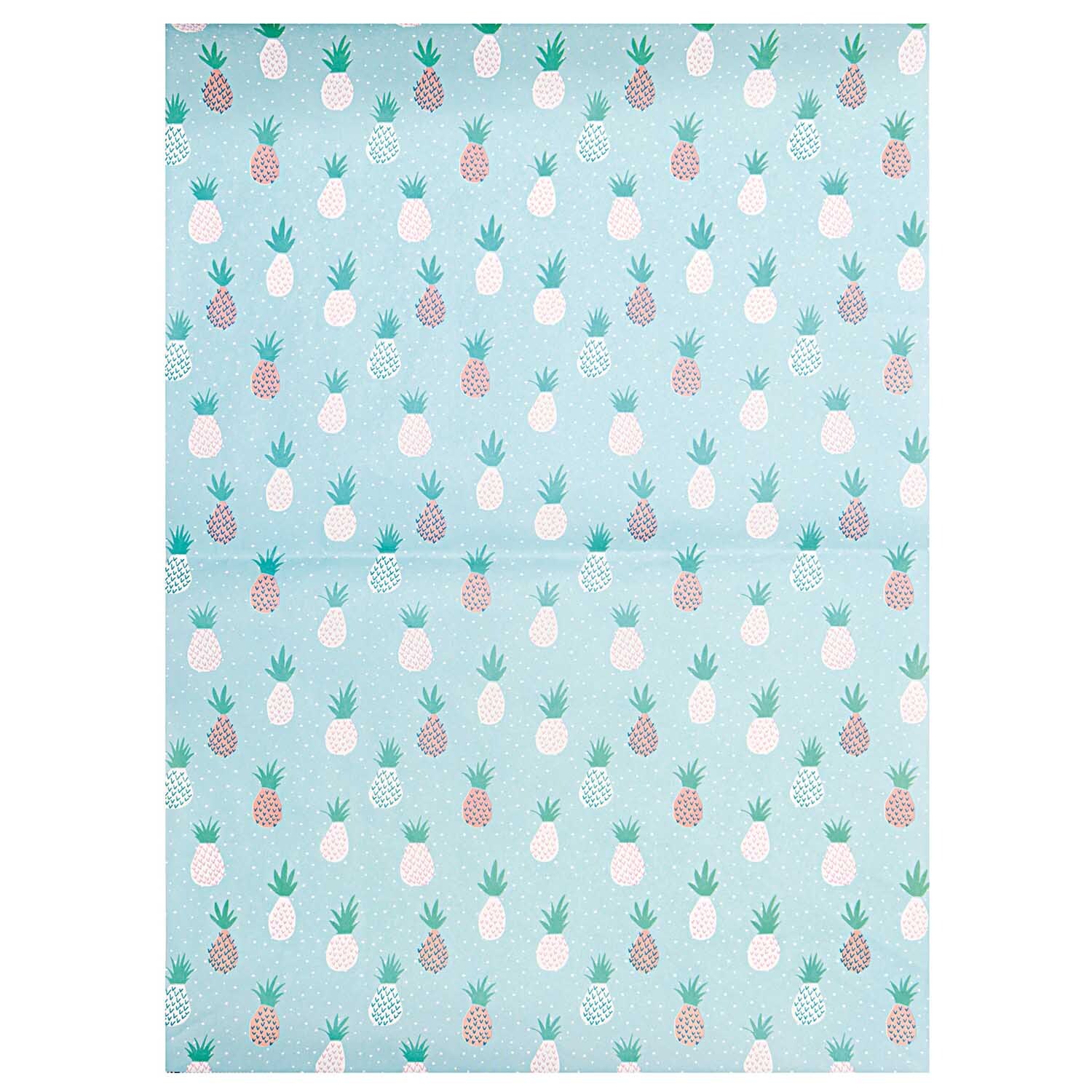Paper Patch Papier Ananas mint 30x42cm