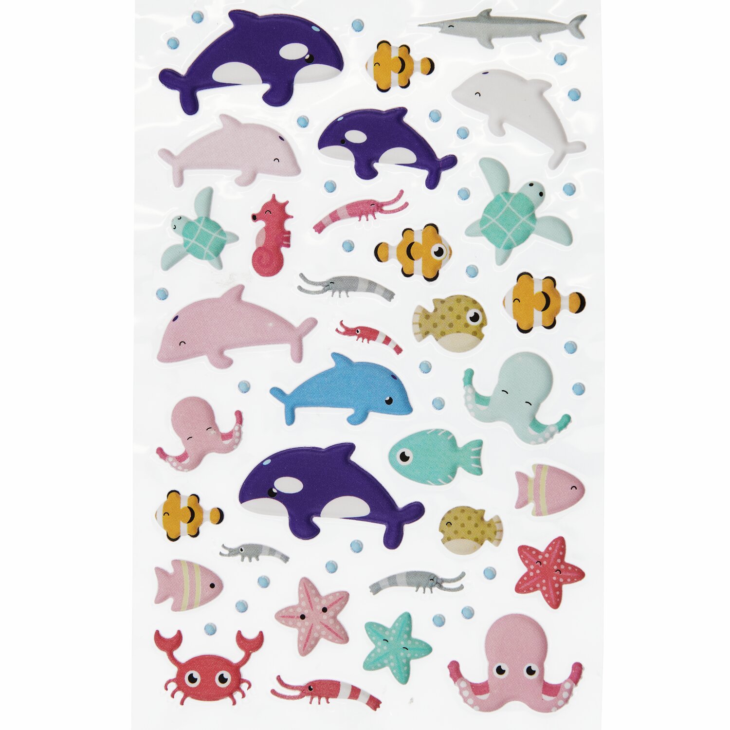 Rico Design Paper Poetry 3D Sticker Unterwasserwelt